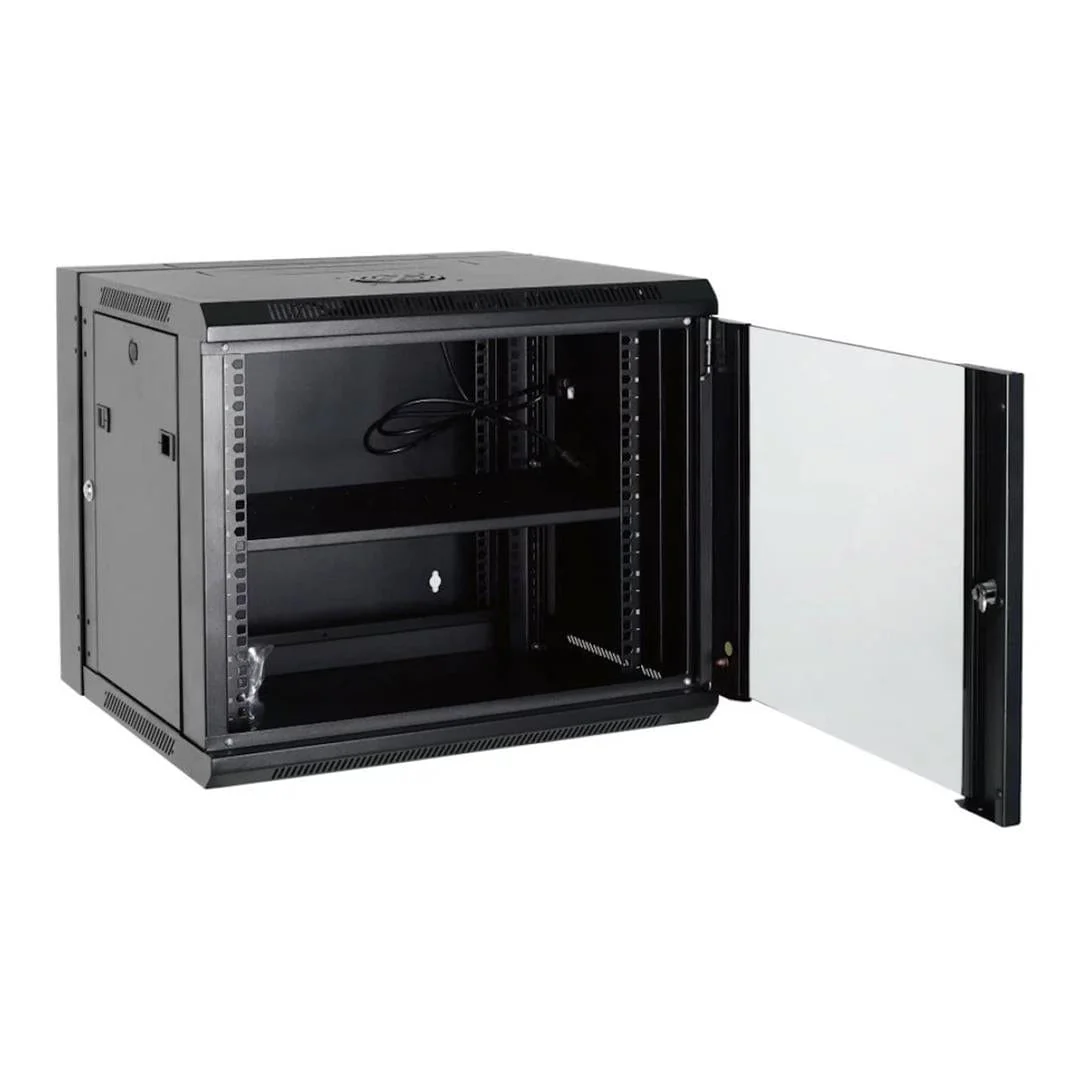 Acconet 9U Unassembled Fixed Wall Mount Swing Box 450mm WD2-6509