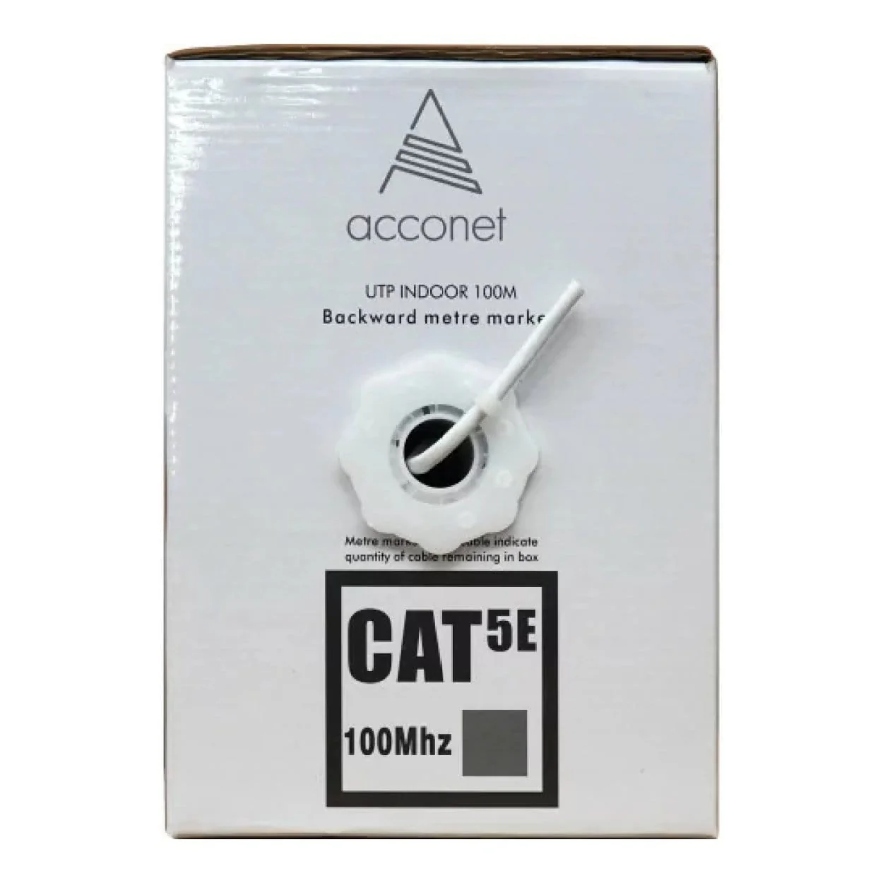 Acconet CAT5e UTP Pull Box Cable 100m White CAT5-100-GEN-SC - Image 3