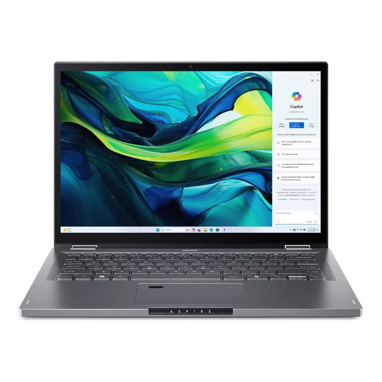Acer Aspire Spin 14 14-inch WUXGA AI 2-in-1 Laptop - Intel Core Ultra 7 155U 1TB SSD 16GB RAM Win 11 Home - Image 2