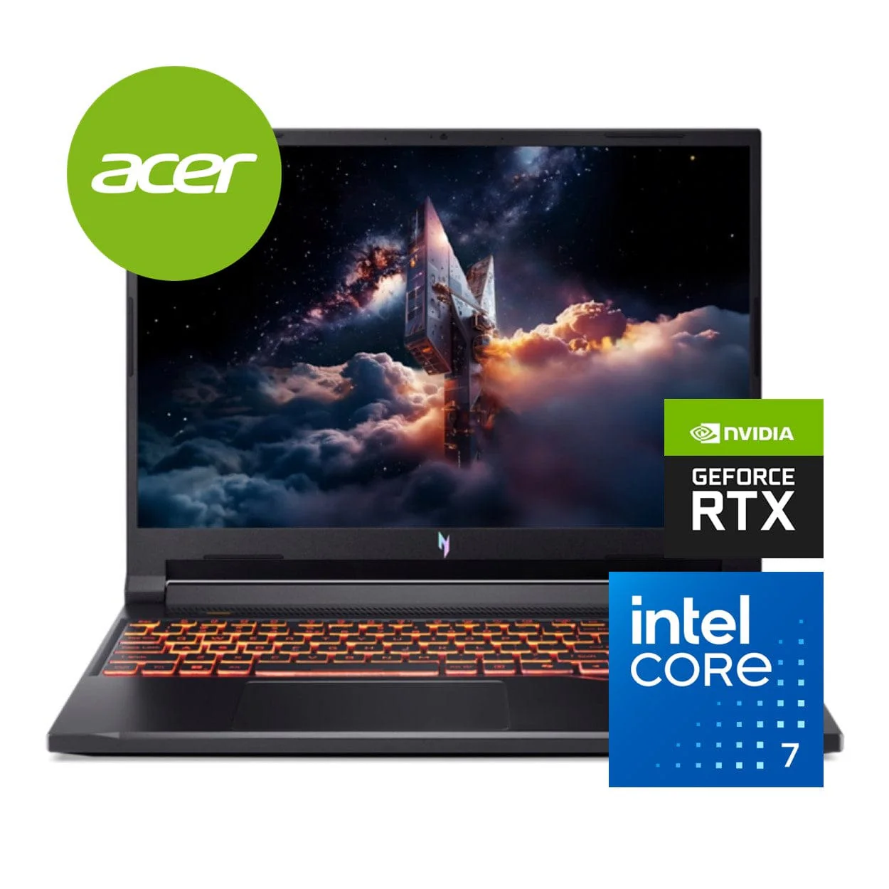 Acer Nitro V16 ANV16-72 16-inch WQXGA Laptop - Intel Core 7 240H 1TB SSD 32GB RAM RTX 5060 Win 11 Pro - Image 2