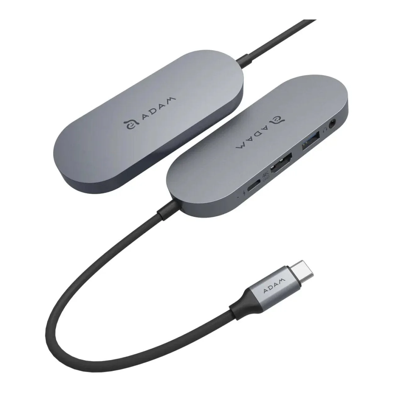 Adam Elements CASA HUB S 5-in-1 Type-C Hub with 960GB SSD - Grey AAPADHUBS960GY - Image 3