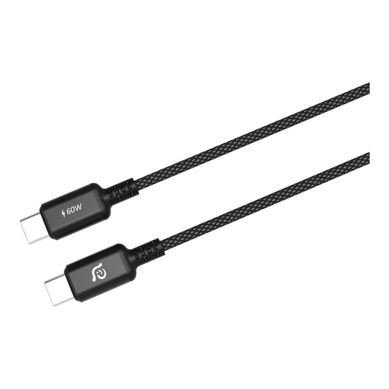 Adam Elements CASA S120 Type-C Male to Male Braided Cable 1.2m Black ACBADS120BK - Image 5