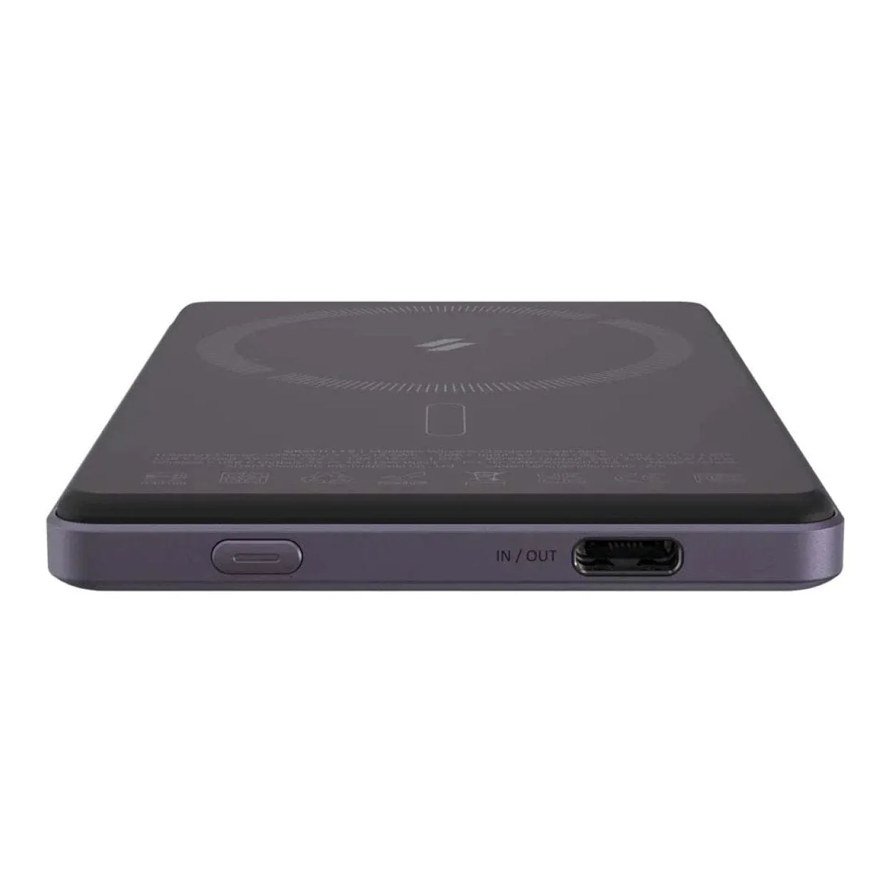 Adam Elements GRAVITY C5 5000mAh Wireless Ultra Slim Power Bank Purple APBADGVC5PP - Image 12