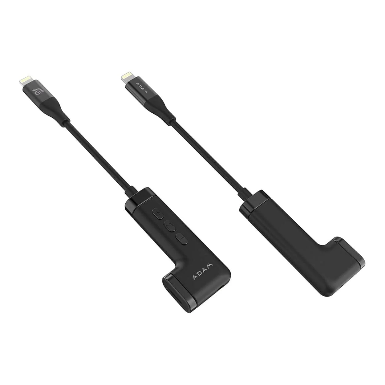 Adam Elements iLinio 2-in-1 Lightning to AUX Adapter Black AAPADA35LBK - Image 2