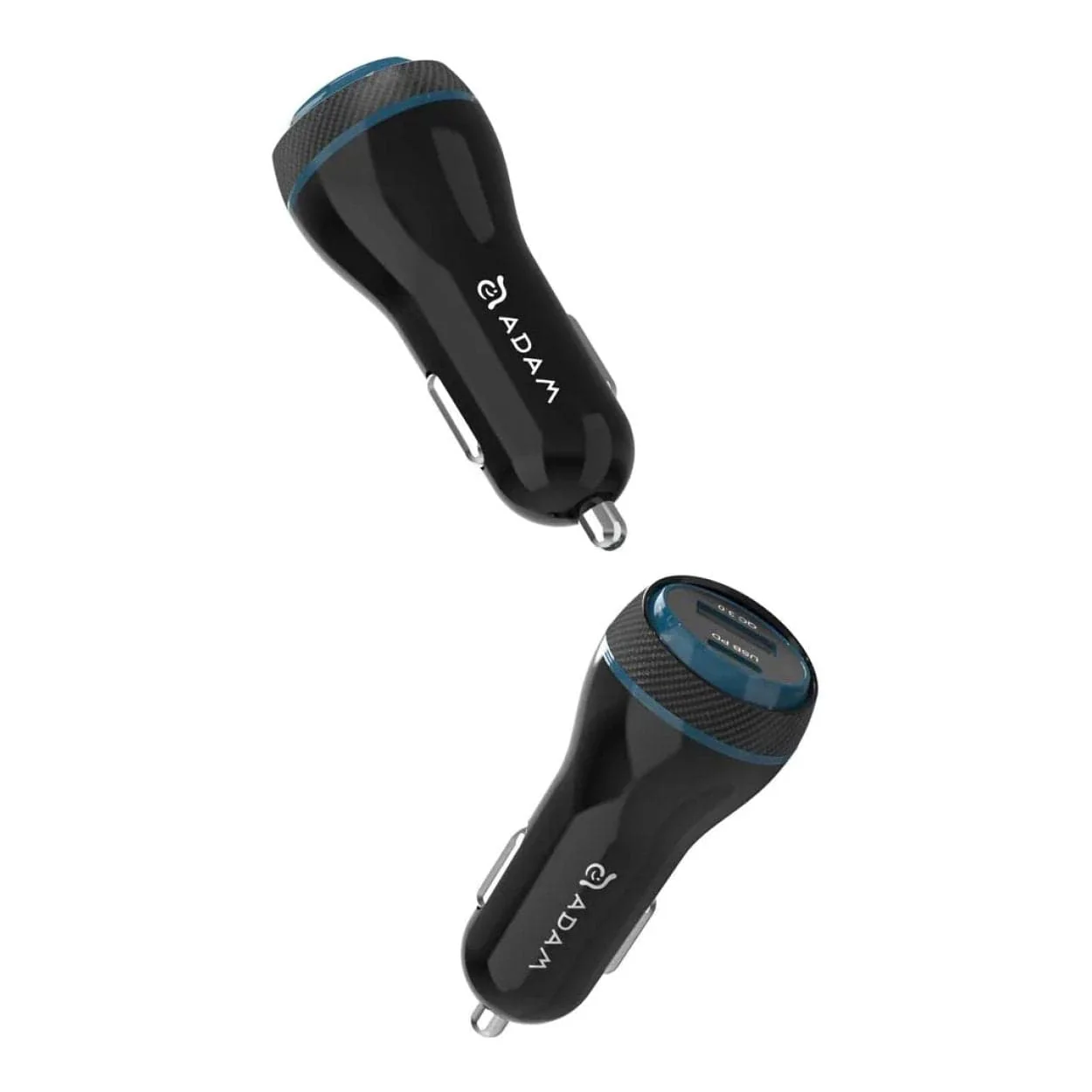 Adam Elements OMNIA C1+ 2-in-1 45W Universal Car Charger Black APAADC1PBK - Image 3