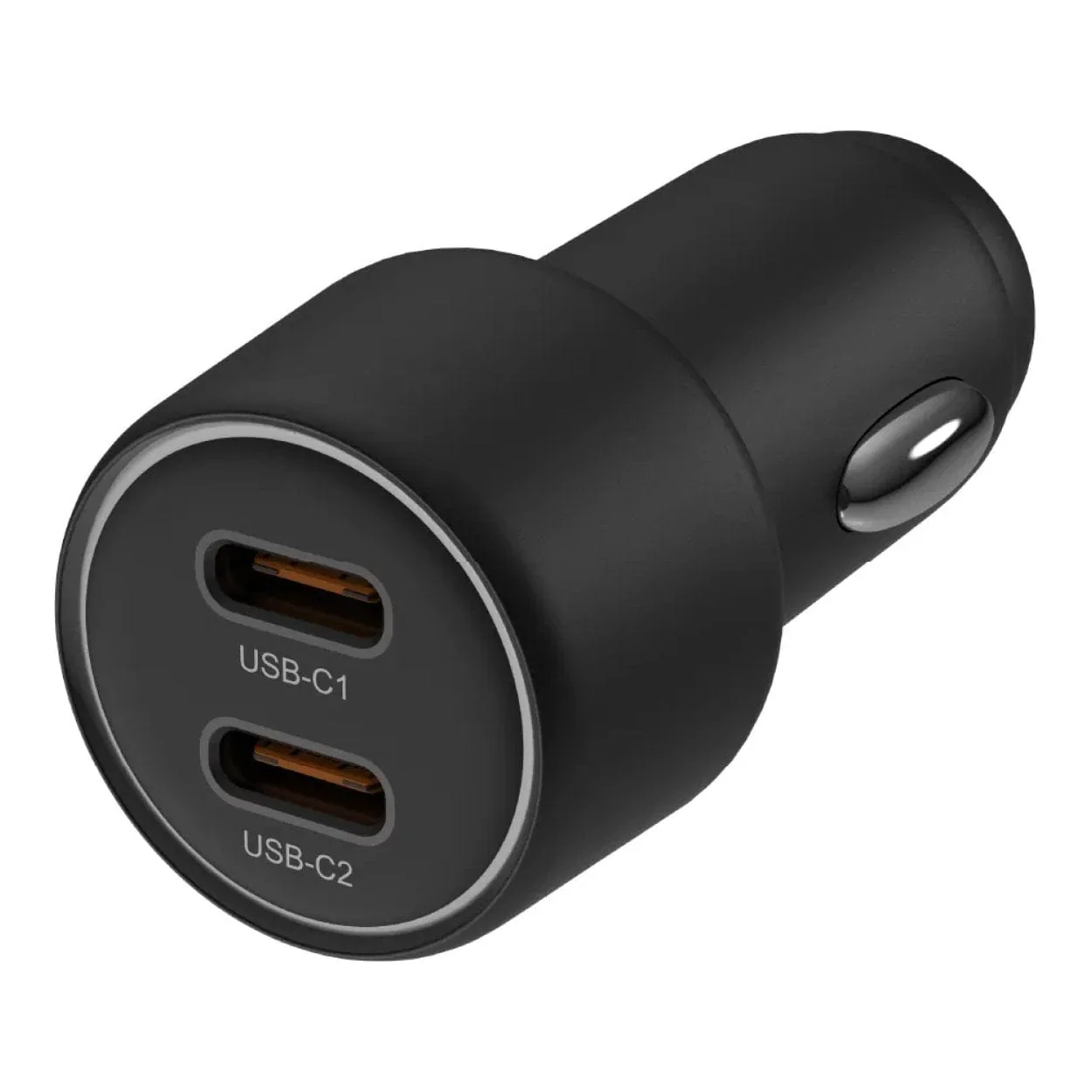 Adam Elements OMNIA C40 Dual Type-C 40W Car Charger Black APAADC40BK - Image 3