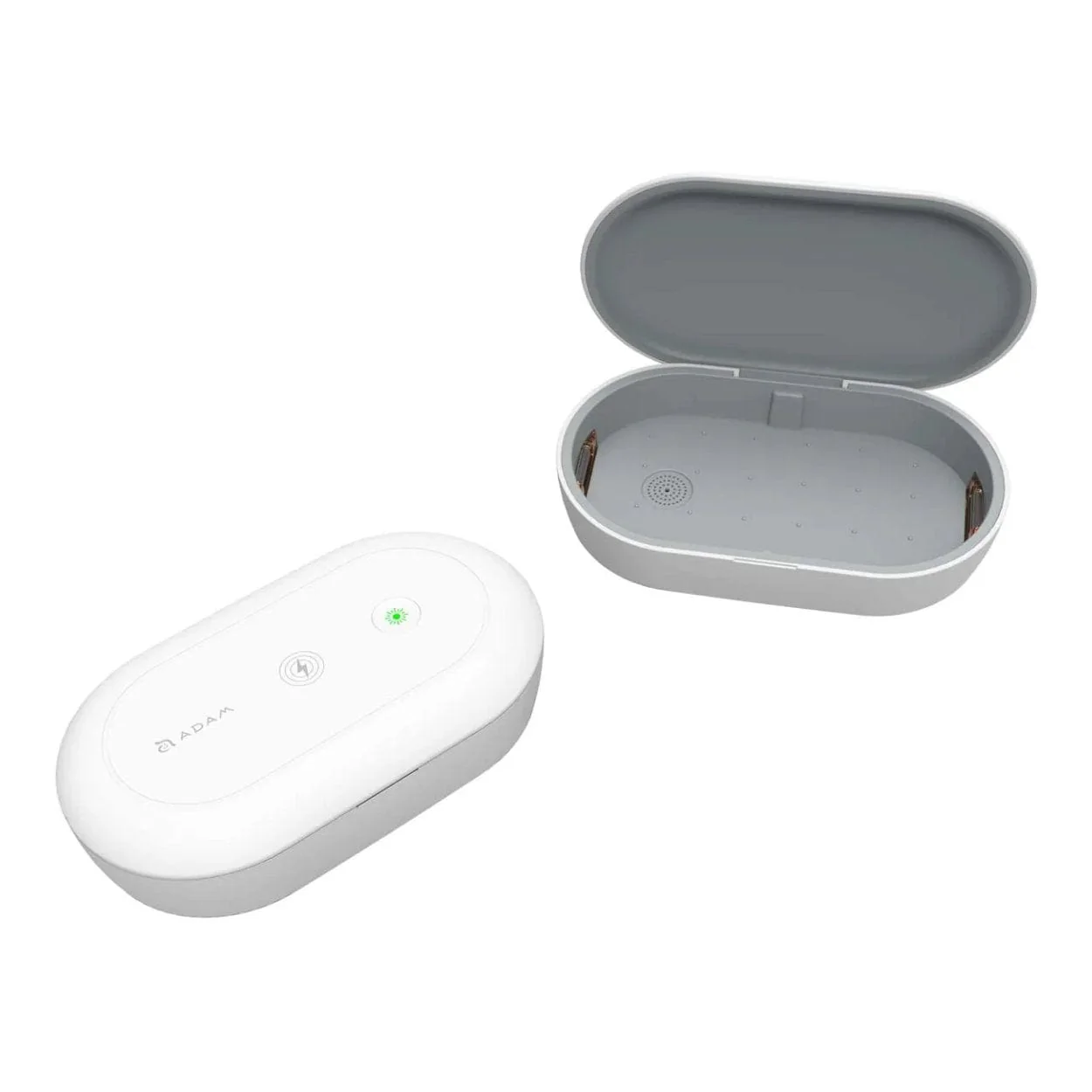 Adam Elements OMNIA UVC+ UV Ozone Sterilizer Box with Fast Wireless Charger White - Image 3
