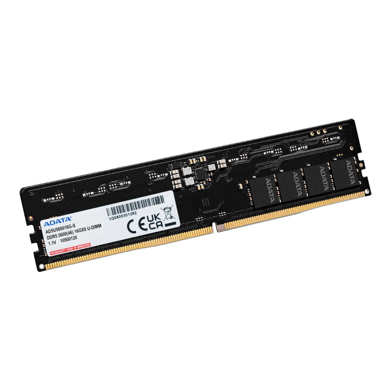 ADATA AD5U56008G-S U-DIMM Memory Module 8GB 1 x 8GB DDR5 5600MHz - Image 2
