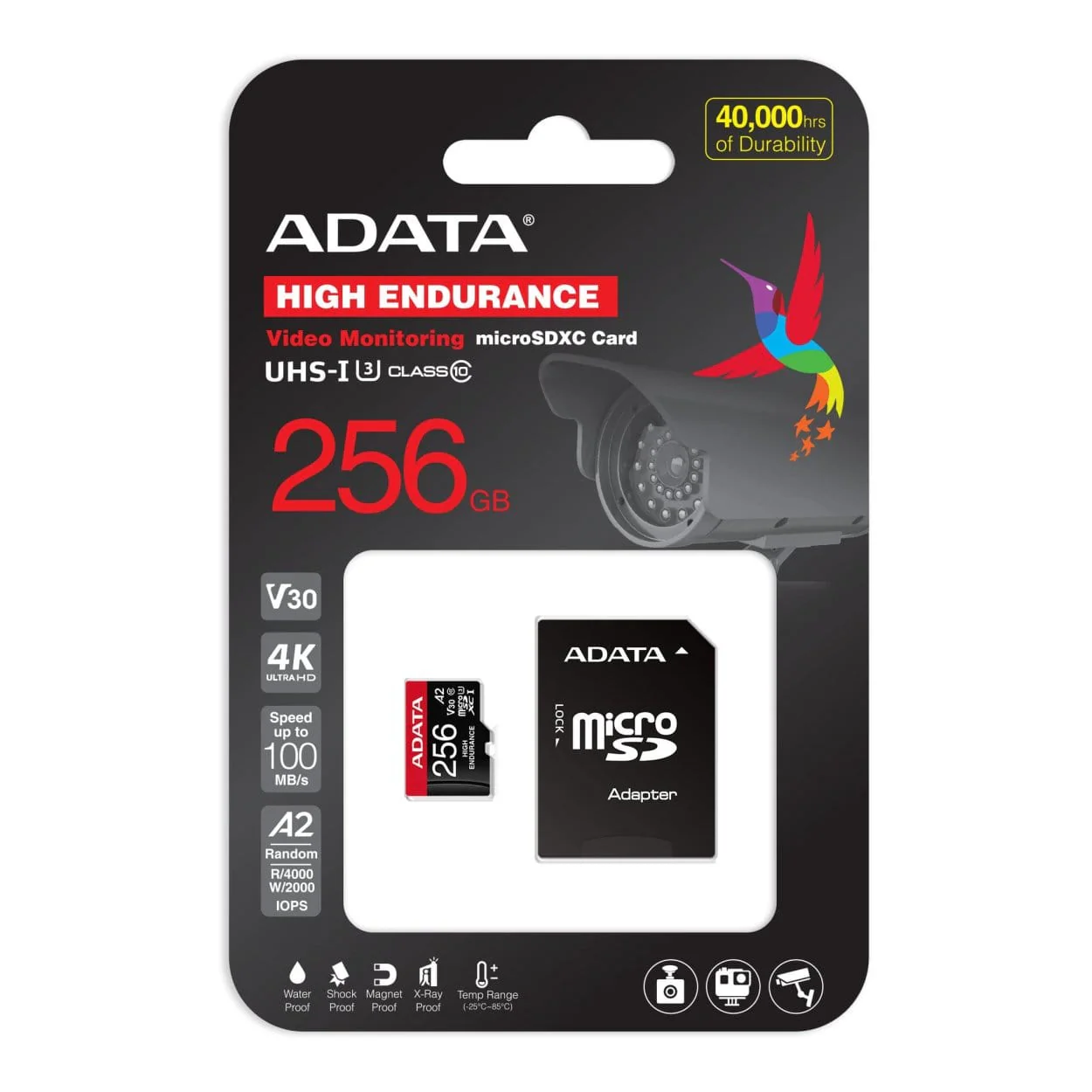 ADATA AUSDX256GUI3V30SHA2-RA1 256GB MicroSDXC UHS-I Class 10 Memory Card - Image 5