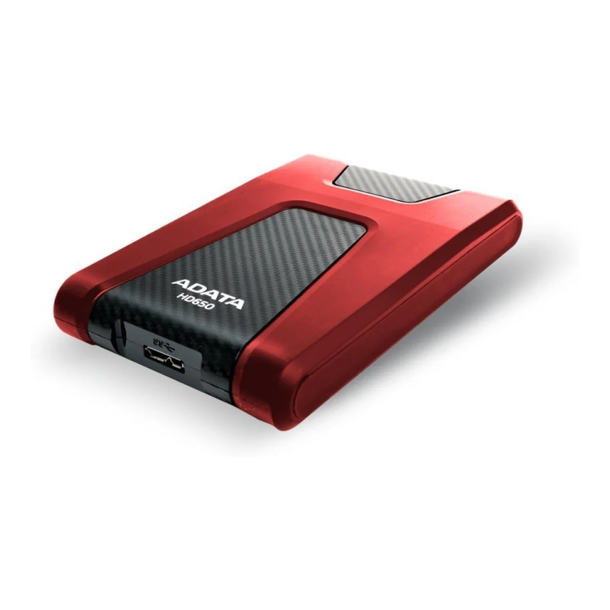 ADATA DashDrive Durable HD650 1TB Red External Hard Drive AHD650-1TU3-CRD - Image 3