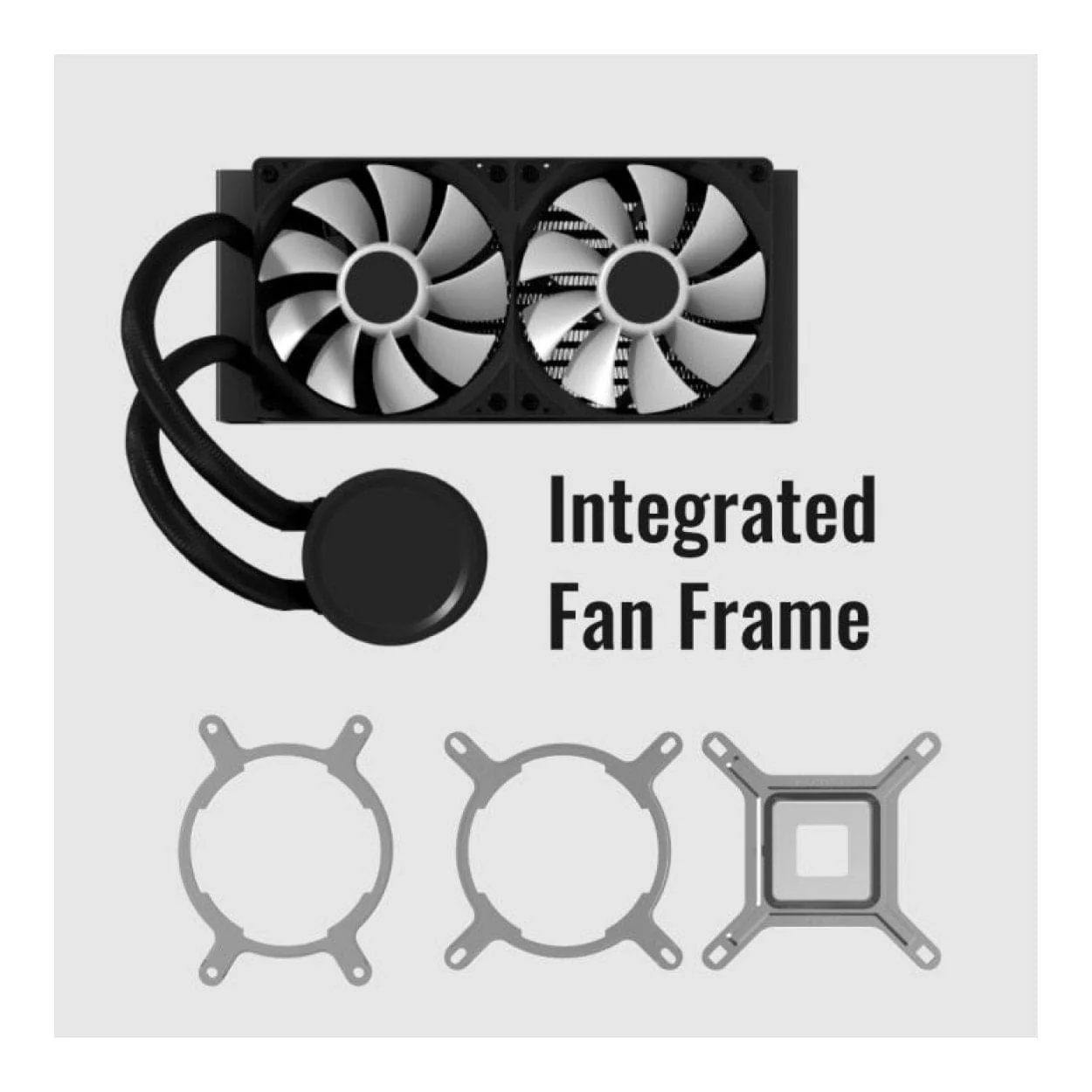 AeroCool Abyss L240 240mm ARGB CPU Liquid Cooler White ACLA-AD24117.21 - Image 7