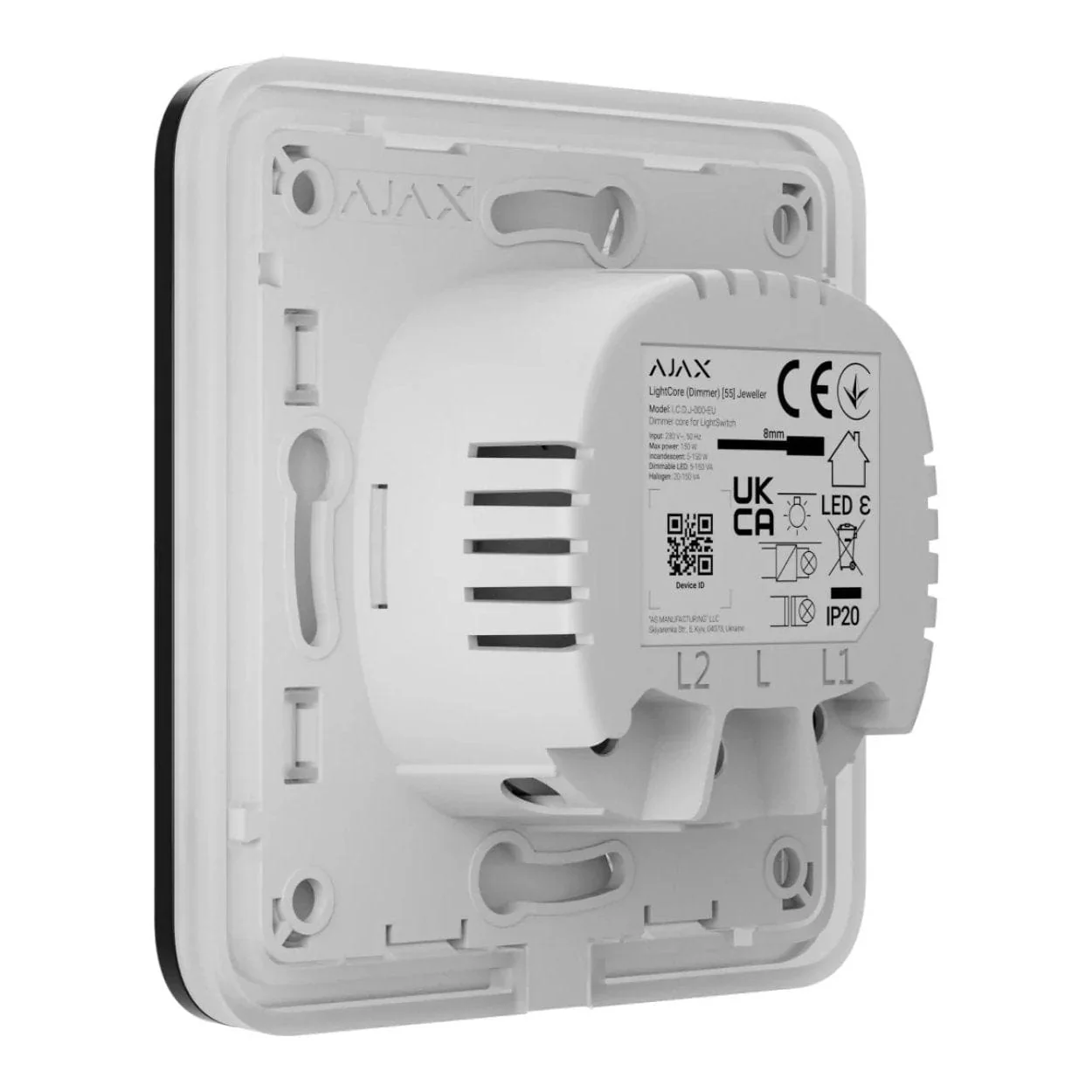 Ajax Security Dimmer SoloButton Black 98607.257.BL1 - Image 5
