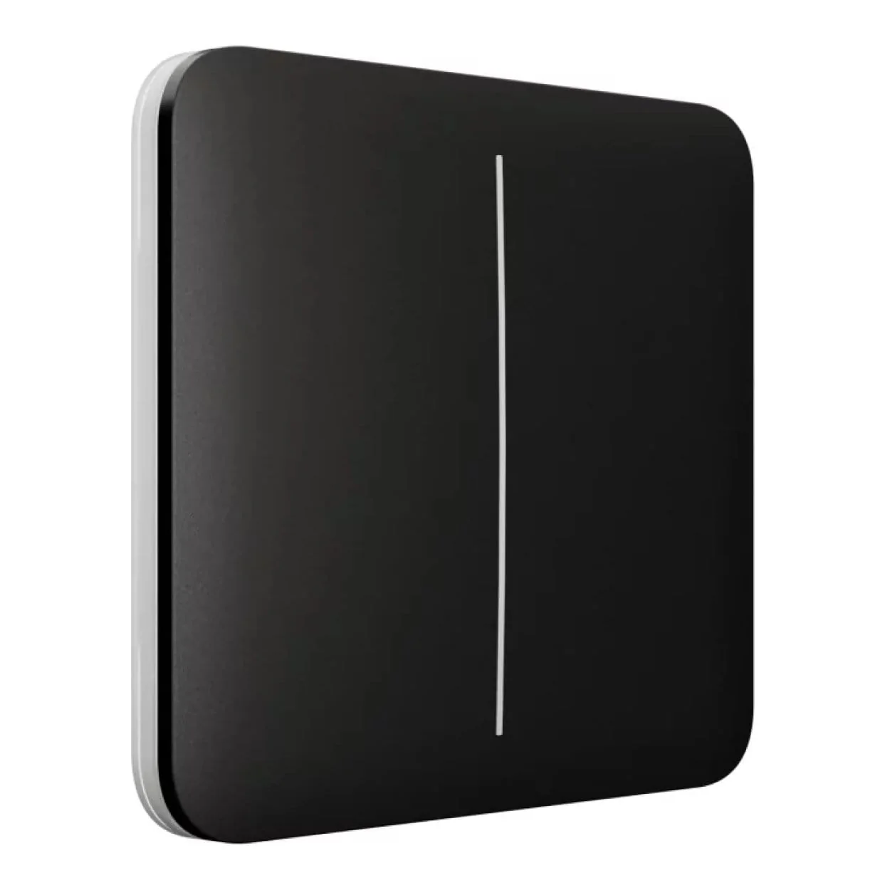 Ajax Smart LightSwitch Jeweller 2-Gang SoloButton Black 45119.144.BL - Image 2