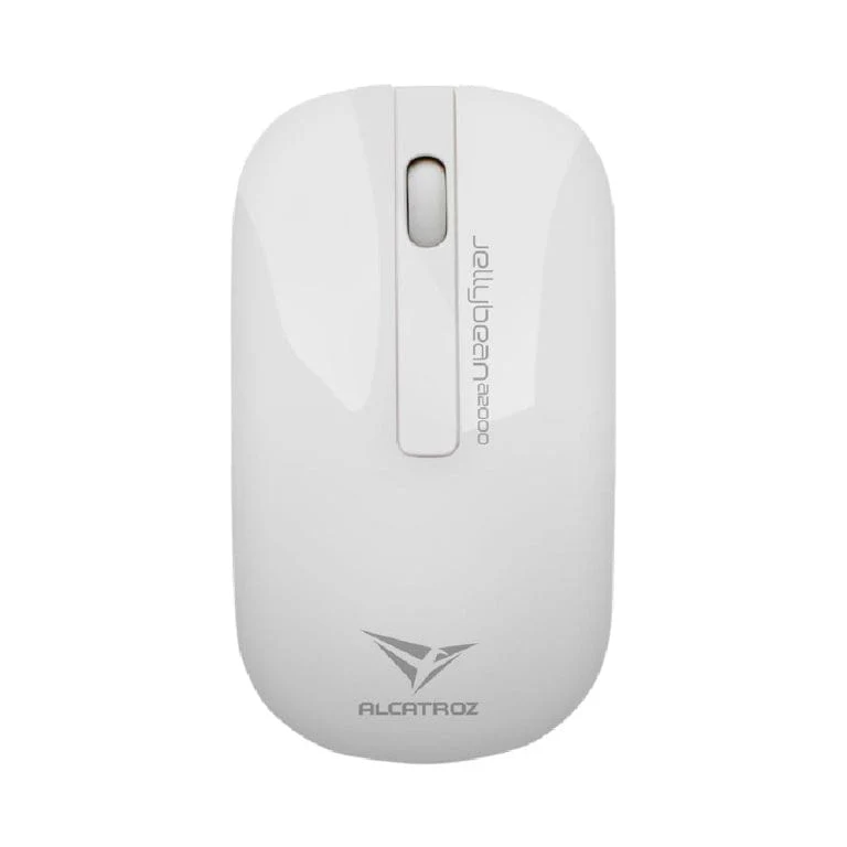 Alcatroz A2000 Jellybean Wireless Keyboard and Mouse Combo White A2000WW - Image 3