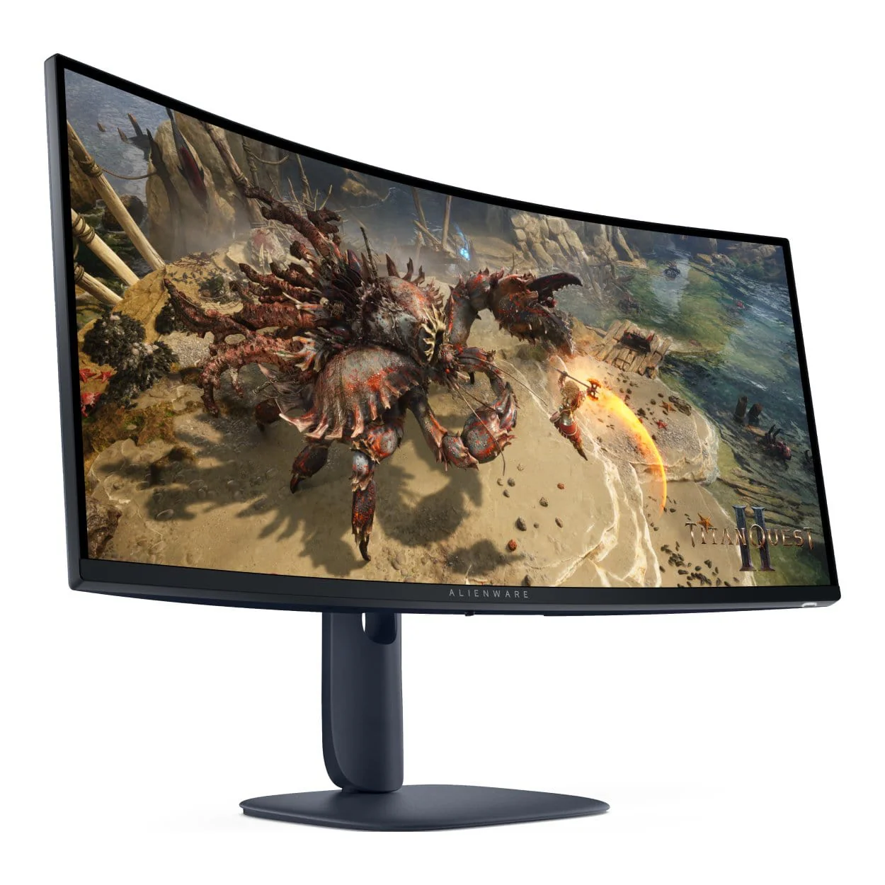 Alienware AW3425DWM 34-inch 3440 x 1440p WQHD 21:9 180Hz 1ms LED VA Curved Gaming Monitor 210-BQWL - Image 2