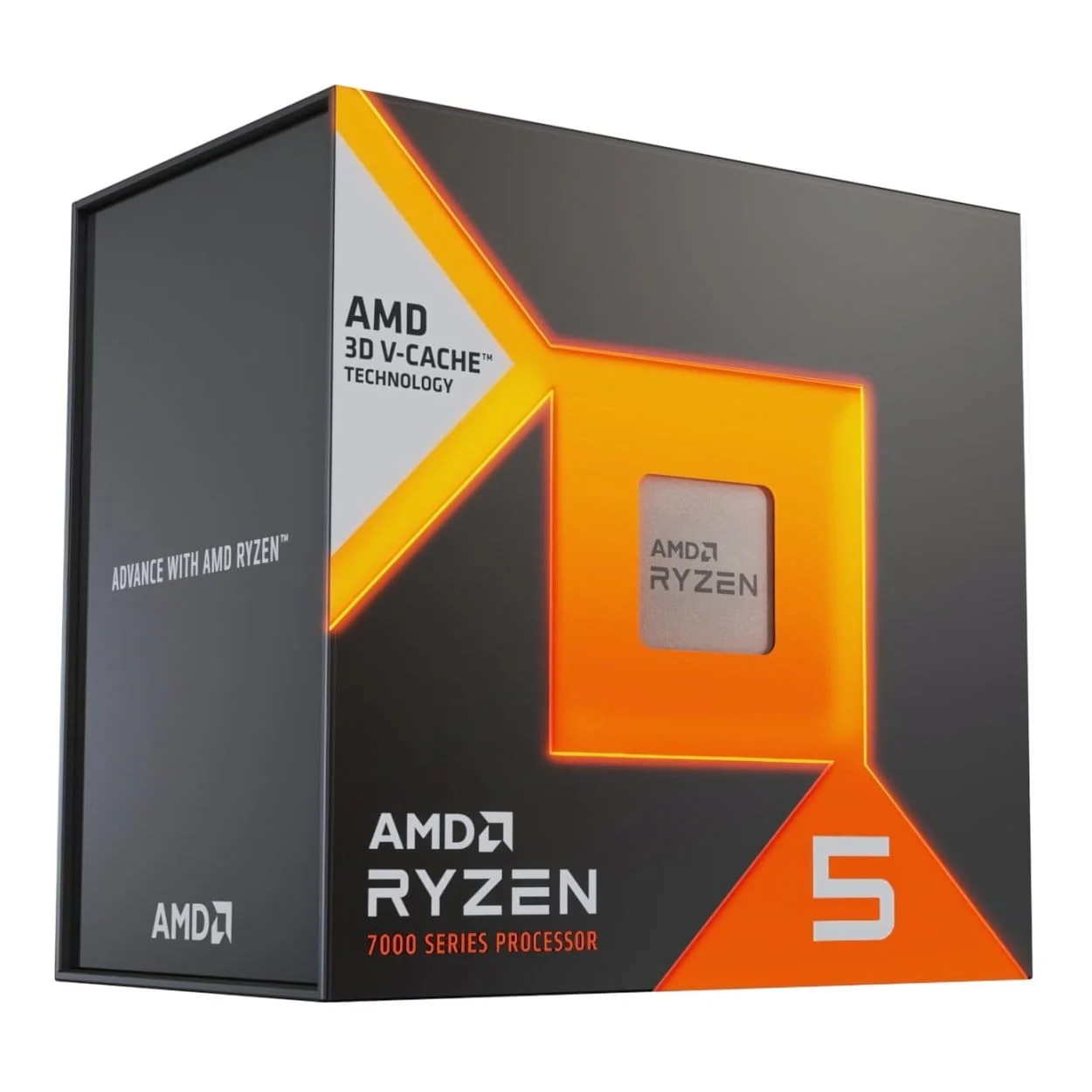 AMD Ryzen 5 7500X3D CPU - AMD Ryzen 5 6-Core 4GHz Socket AM5 Processor 100-100001904WOF - Image 2