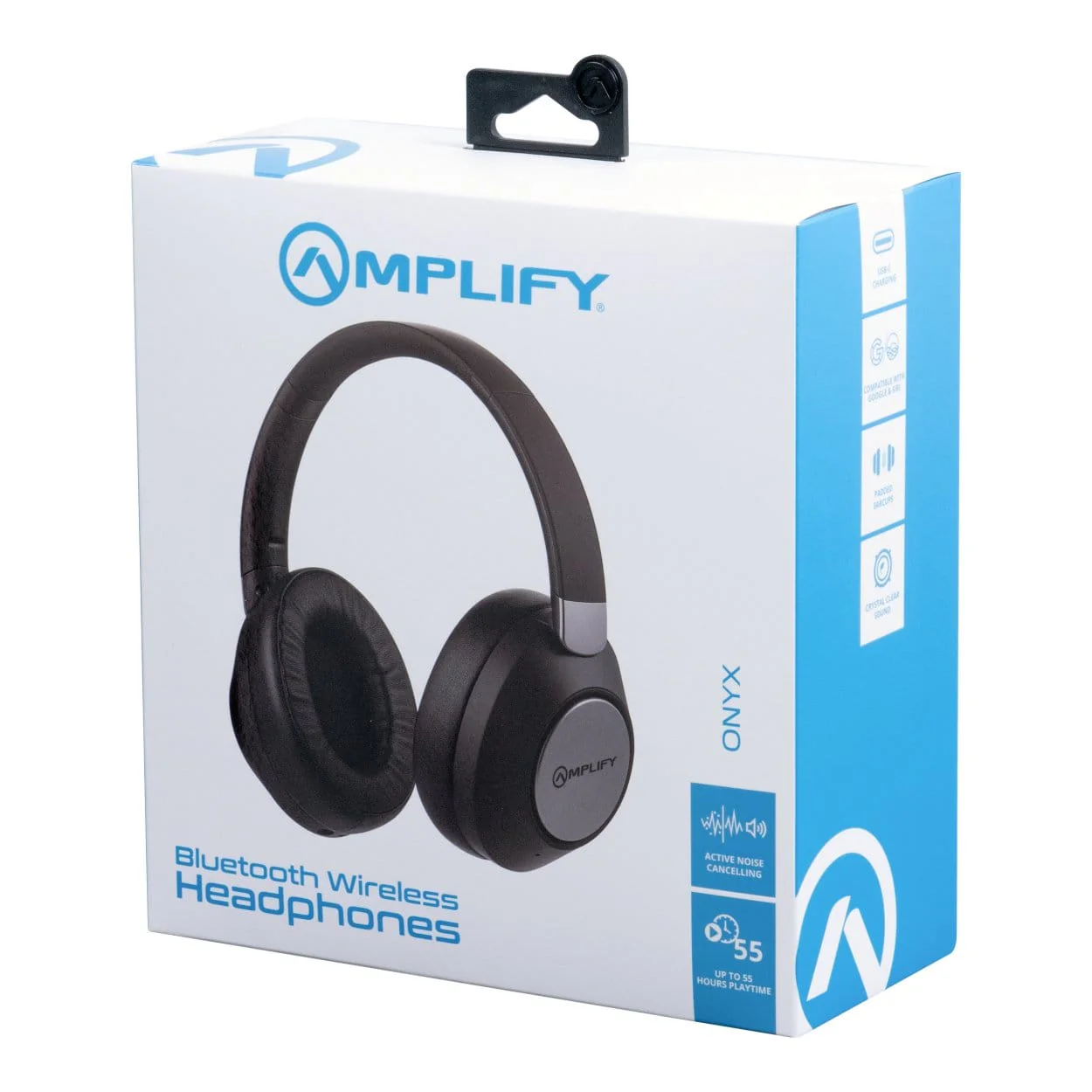 Amplify Onyx ANC Wireless Headset Black AM-2108-BK - Image 2
