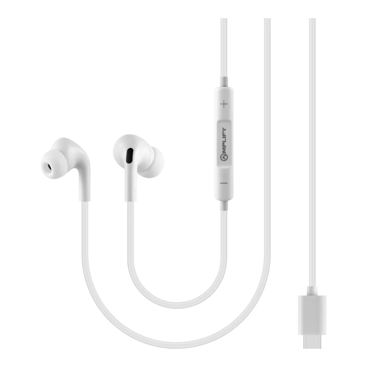 Amplify Soundlink Type-C Earphone White AM-1018-WT - Image 3