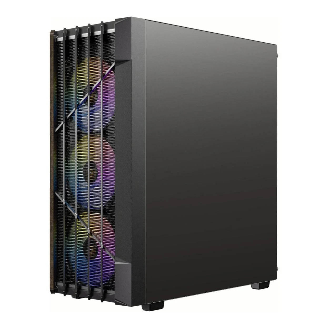 Antec AX63 ARGB Wood ATX Mid-Tower Gaming PC Case Black - Image 4