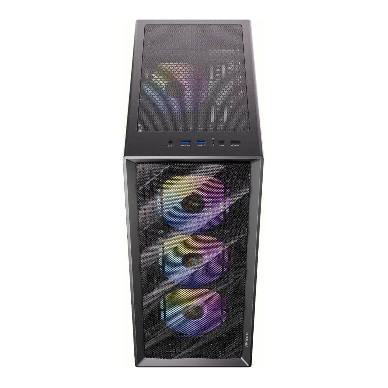 Antec AX85 ARGB ATX Mid-Tower Black Gaming PC Case - Image 2