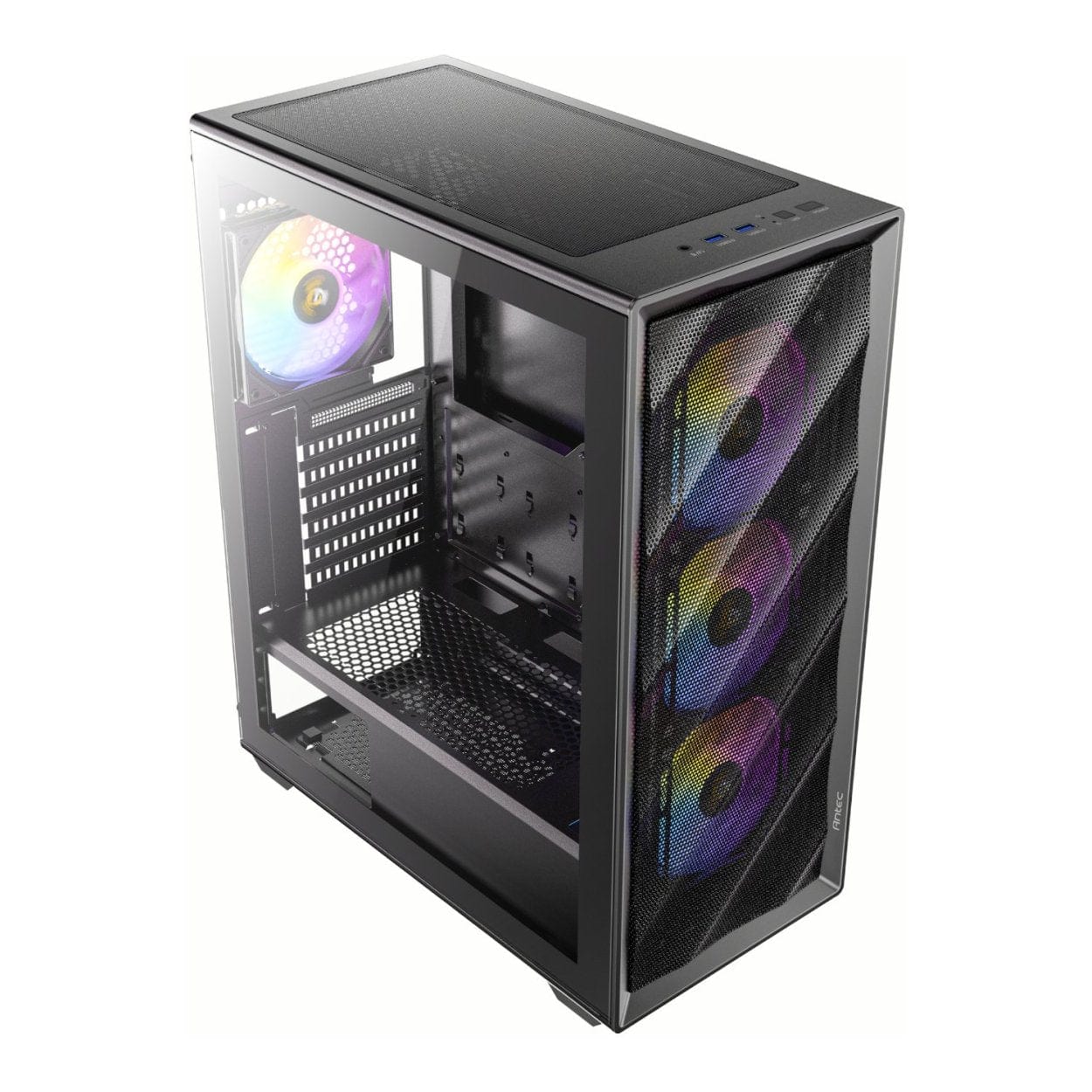 Antec AX85 ARGB ATX Mid-Tower Black Gaming PC Case - Image 3