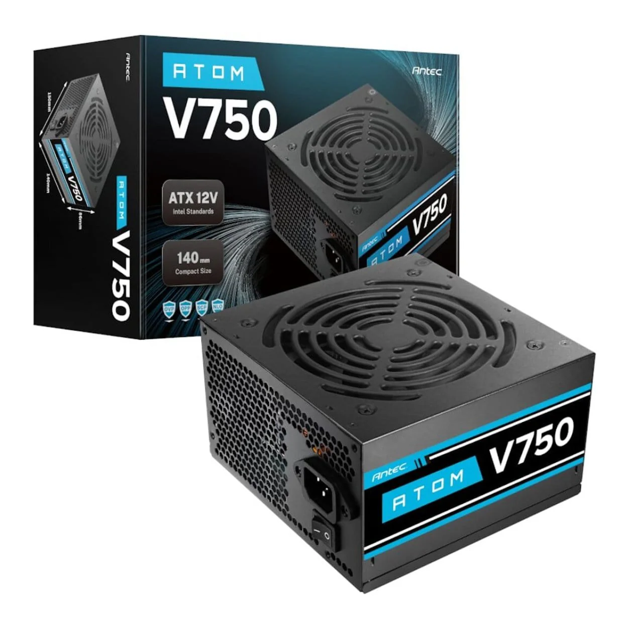 Antec C3 ARGB Gaming Chassis and Atom V750 Power Supply Veteran Combo C3-750W-VETERAN-COMBO - Image 2
