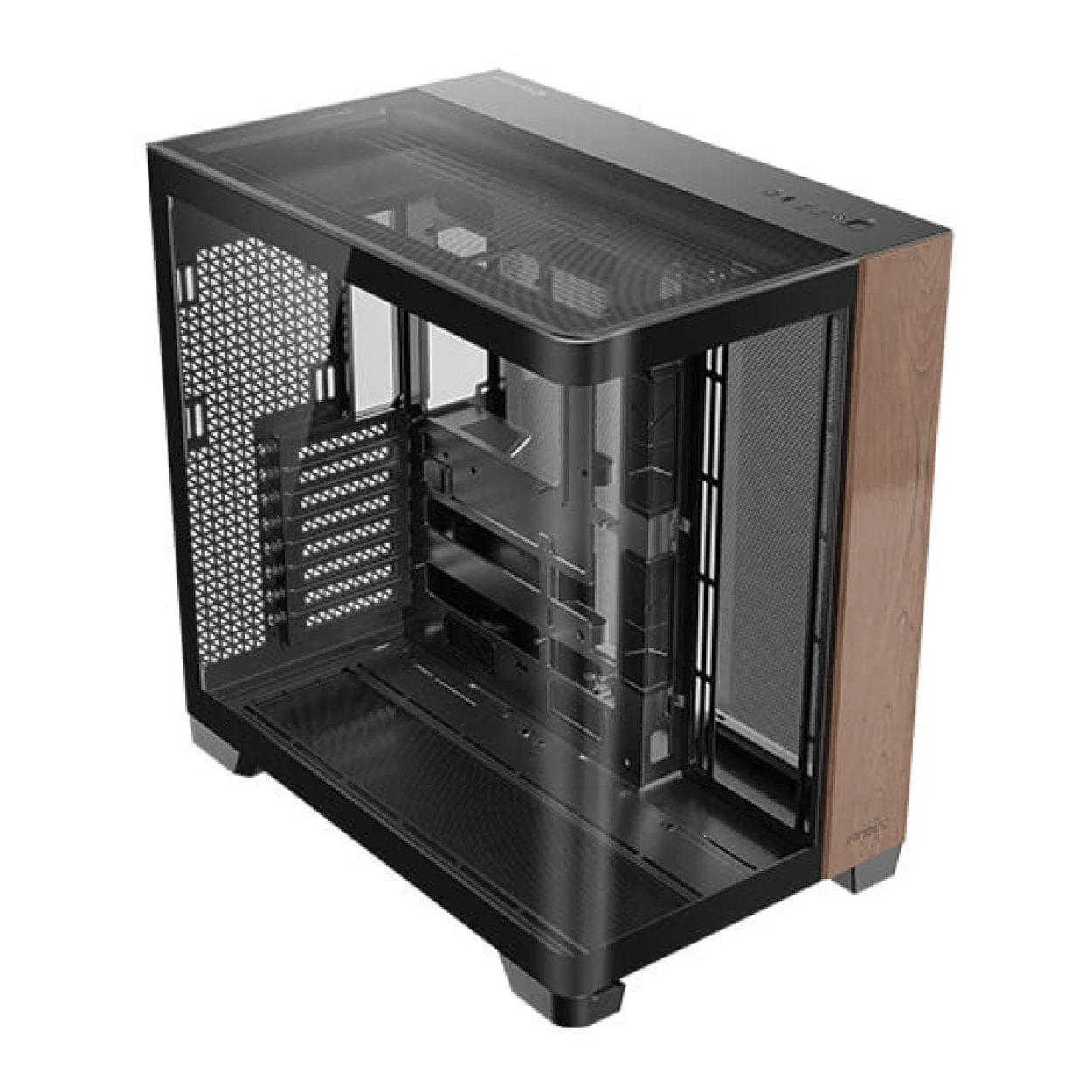 Antec C8 Curved Wood E-ATX Dual Chamber Gaming PC Case Black - Image 13
