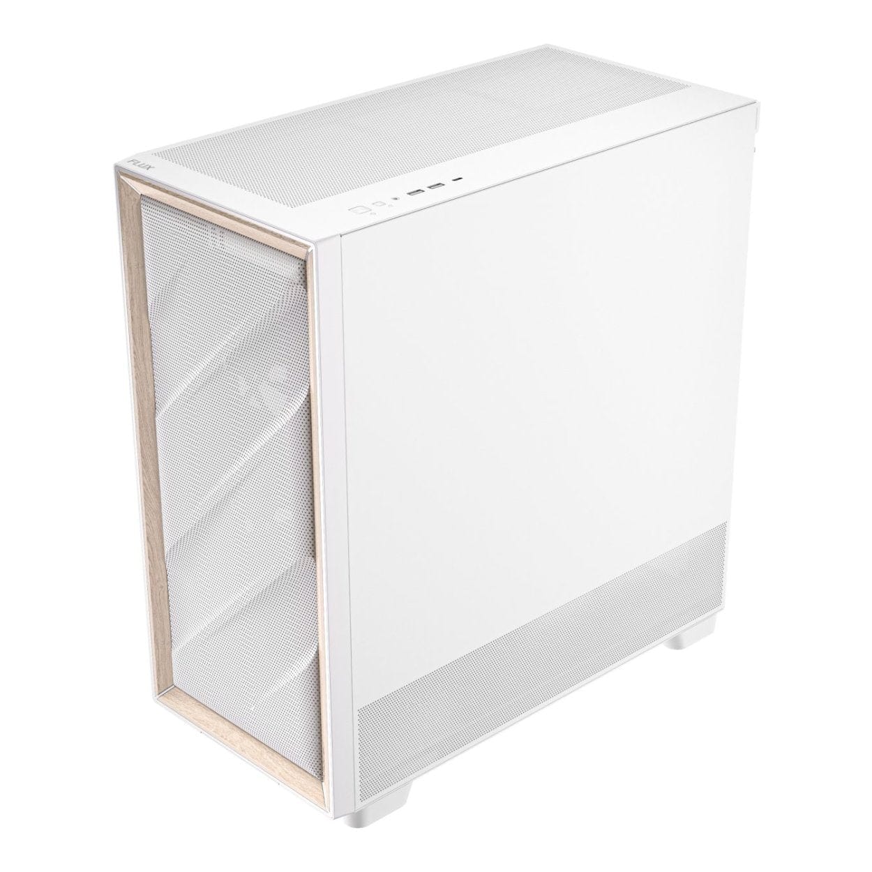 Antec FLUX Mid-Tower E-ATX Gaming PC Case White - Image 4