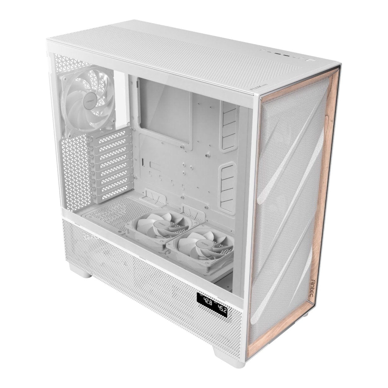 Antec FLUX PRO E-ATX Mid-Tower Gaming PC Case White - Image 5
