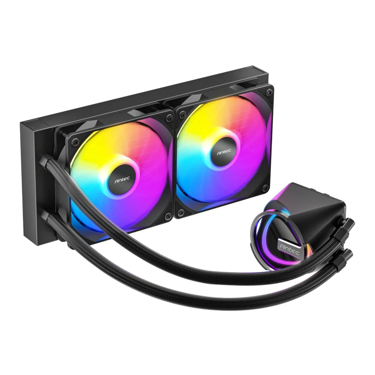 Antec Skeleton 240 ARGB All-in-One CPU Liquid Cooler Black - Image 2