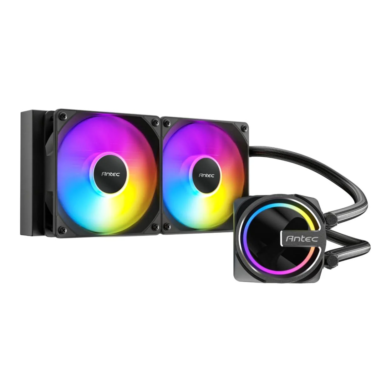 Antec Skeleton 240 ARGB All-in-One CPU Liquid Cooler Black - Image 3