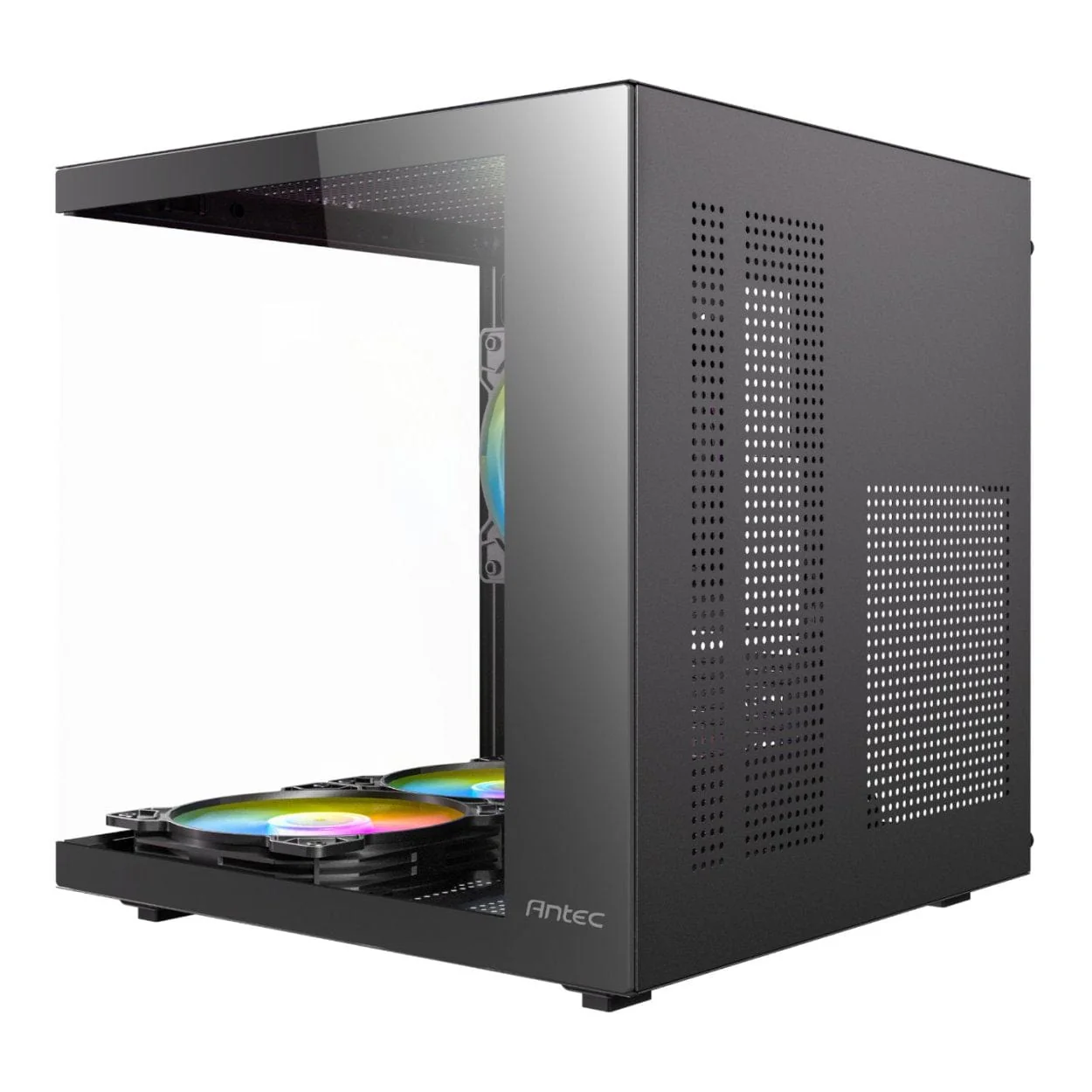 Antec VCX10M RGB Micro-ATX Mini-Tower Gaming PC Case Black - Image 3