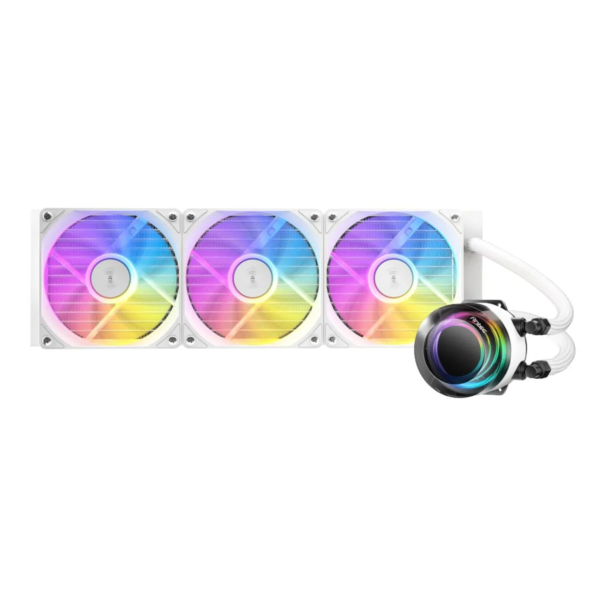 Antec VORTEX LUM 360 ARGB AIO CPU Liquid Cooler White - Image 3