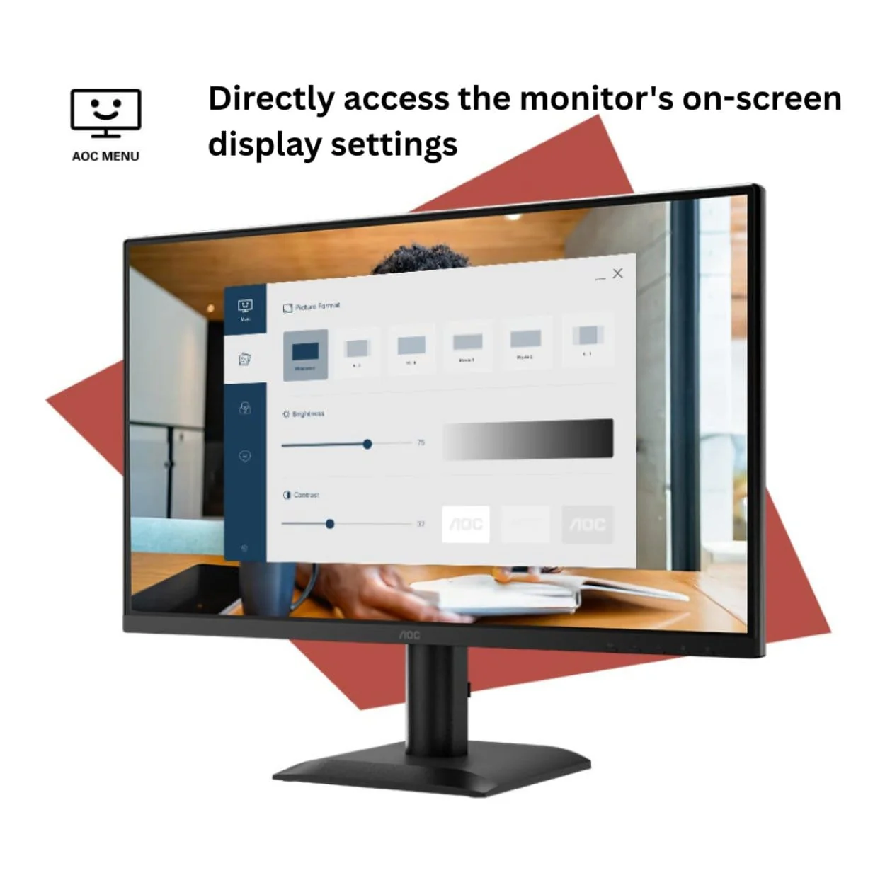AOC 24E40L 23.8-inch 1920 x 1080p FHD 16:9 144Hz 0.5ms LED IPS Circular Polarized Monitor - Image 12