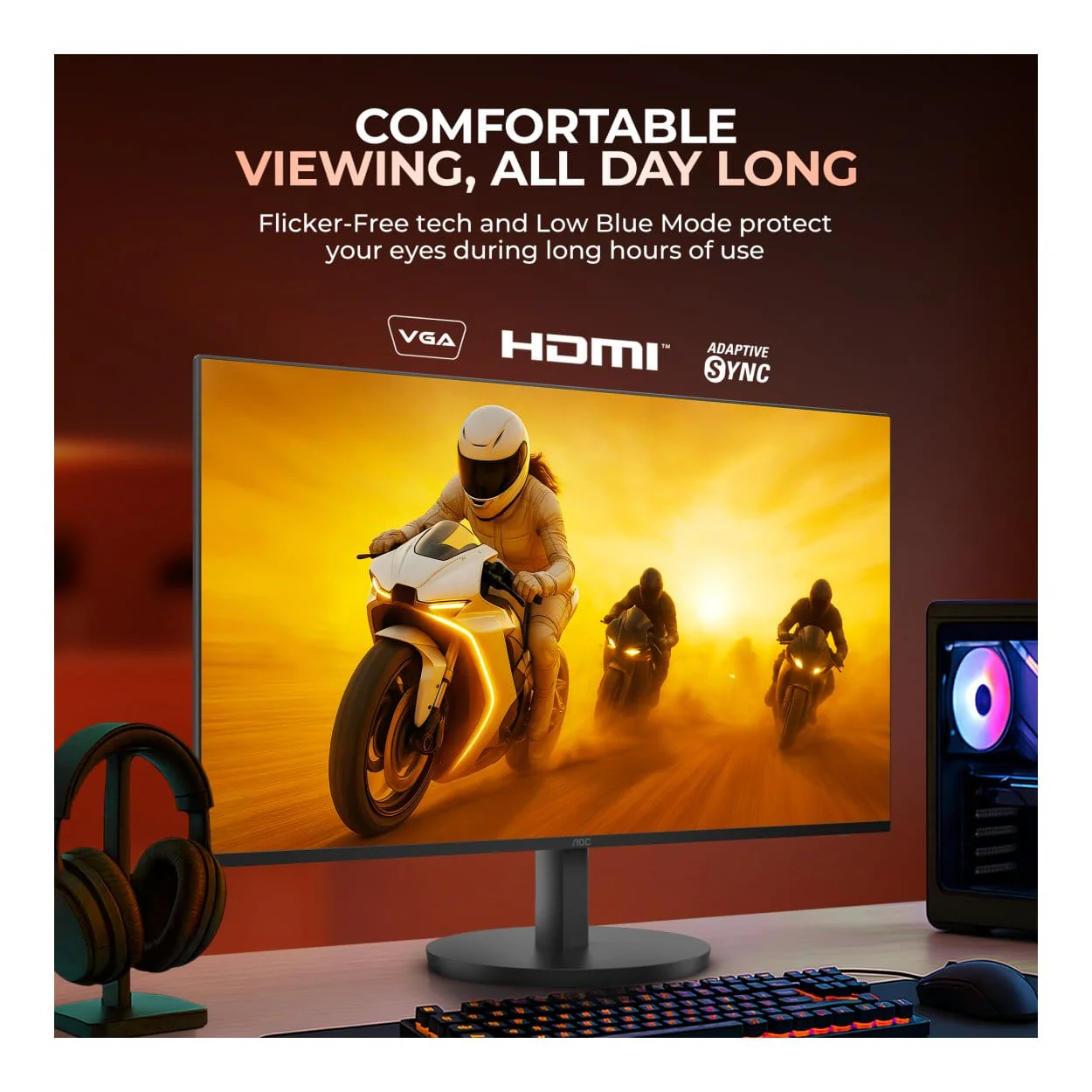 AOC 27B3HA3 27-inch 1920 x 1080p FHD 16:9 120Hz 1ms LED IPS Monitor - Image 14