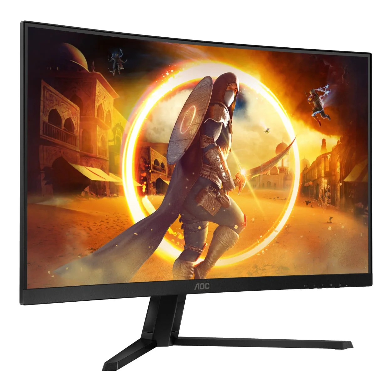 AOC CQ32G4VE 31.5-inch 2560 x 1440p QHD 16:9 180hz 0.5ms LED VA Curved Gaming Monitor - Image 4