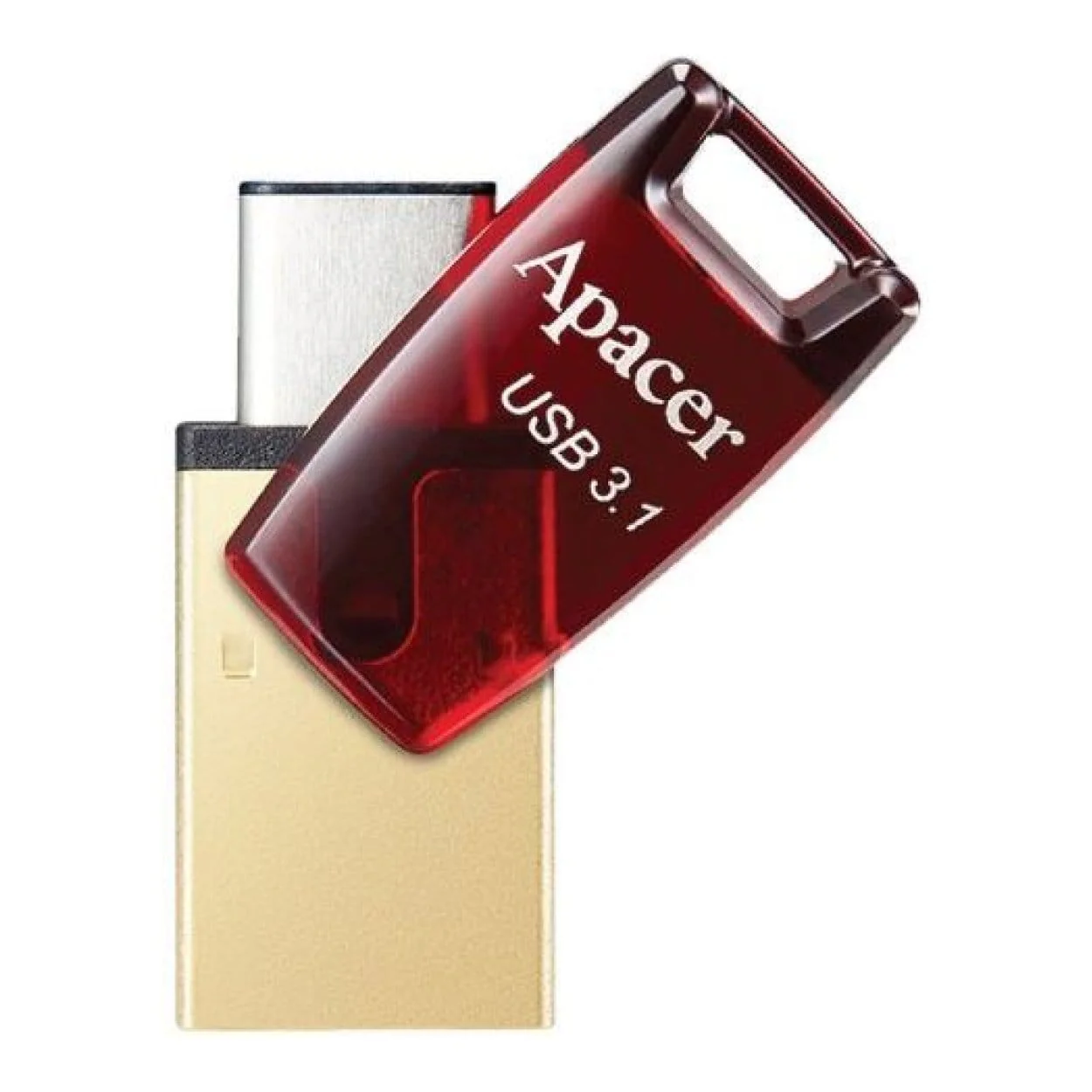 Apacer AH180 64GB USB Flash Drive Red AP64GAH180R-1 - Image 3