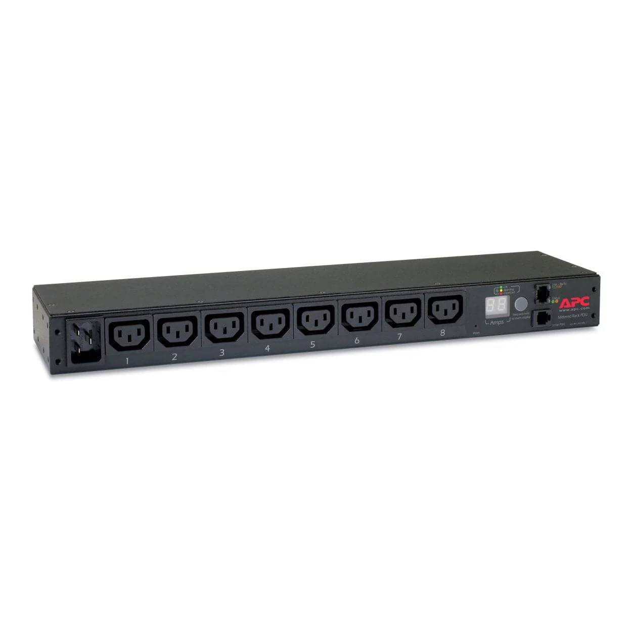 APC AP7821B 1U Rack Metered 16A 208/230V 8 x C13 Power Distribution Unit - Image 3