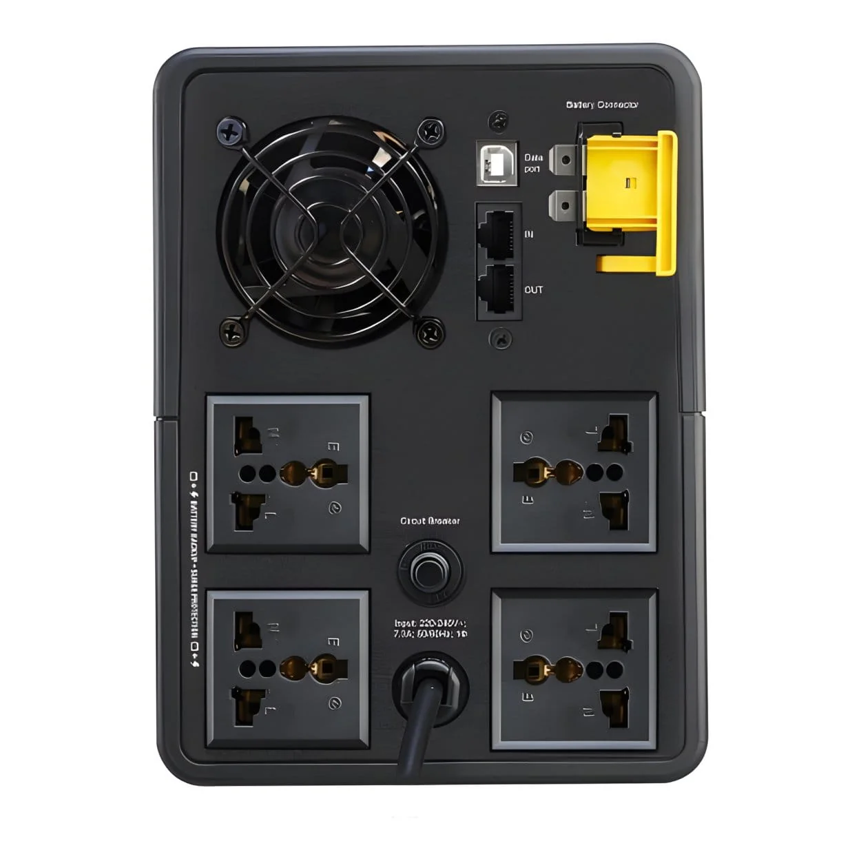 APC BX1600MI-MS 1.6kVA 900W Line-Interactive Uninterruptible Power Supply - Image 4