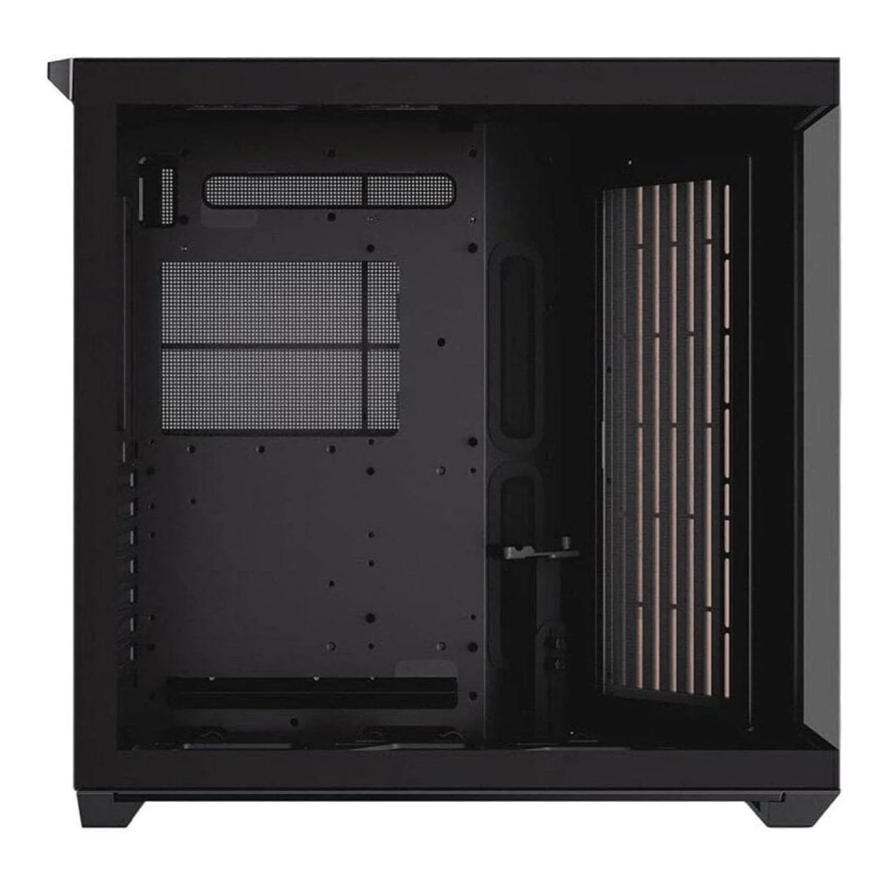 APNX V1 Dual-Chamber Mid-Tower ATX Gaming PC Case - Black/Wood APCM-VI01103.11 - Image 4