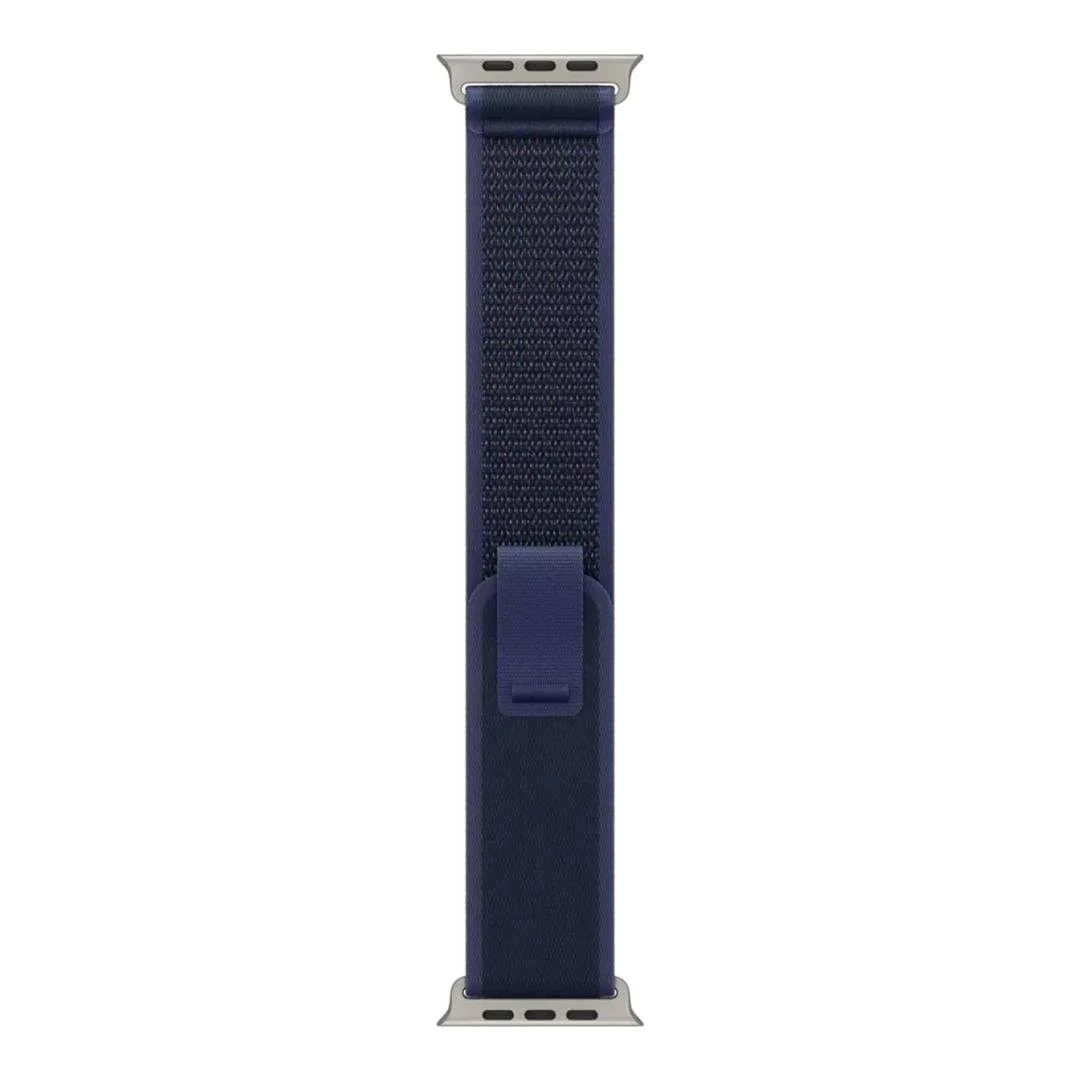 Apple 49mm Blue Trail Loop with Natural Titanium Finish M/L MXTW3ZM/A