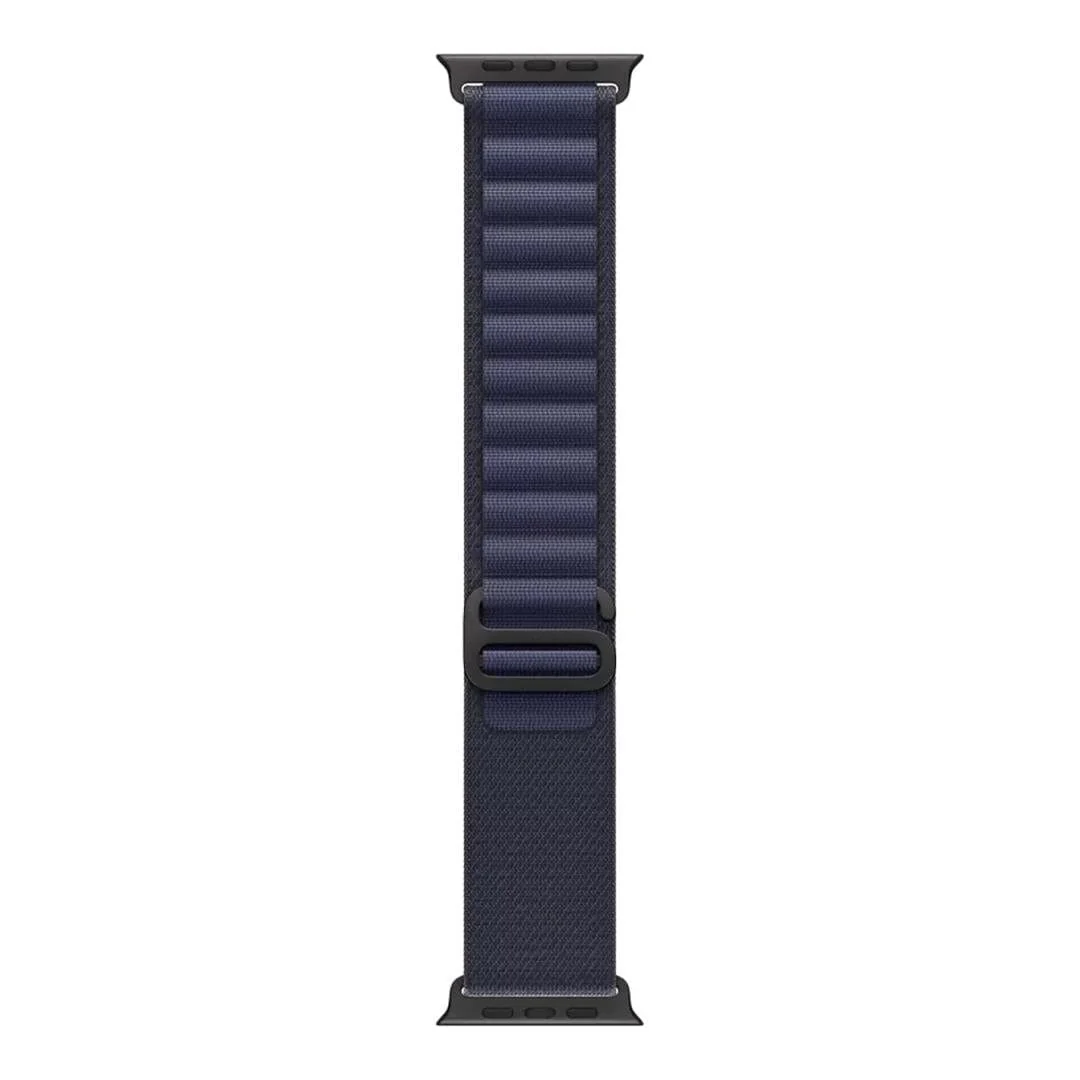 Apple 49mm Navy Alpine Loop with Black Titanium Finish Small MYPW3ZM/A