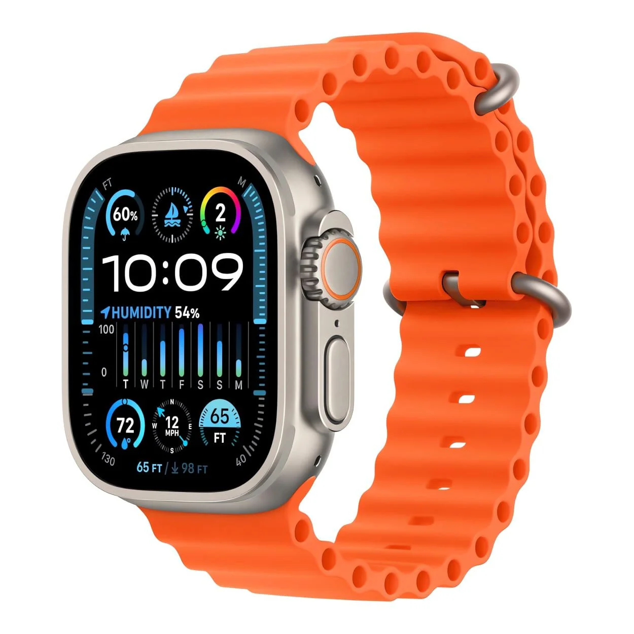 Apple 49mm Orange Ocean Band MT653ZM/A - Image 2