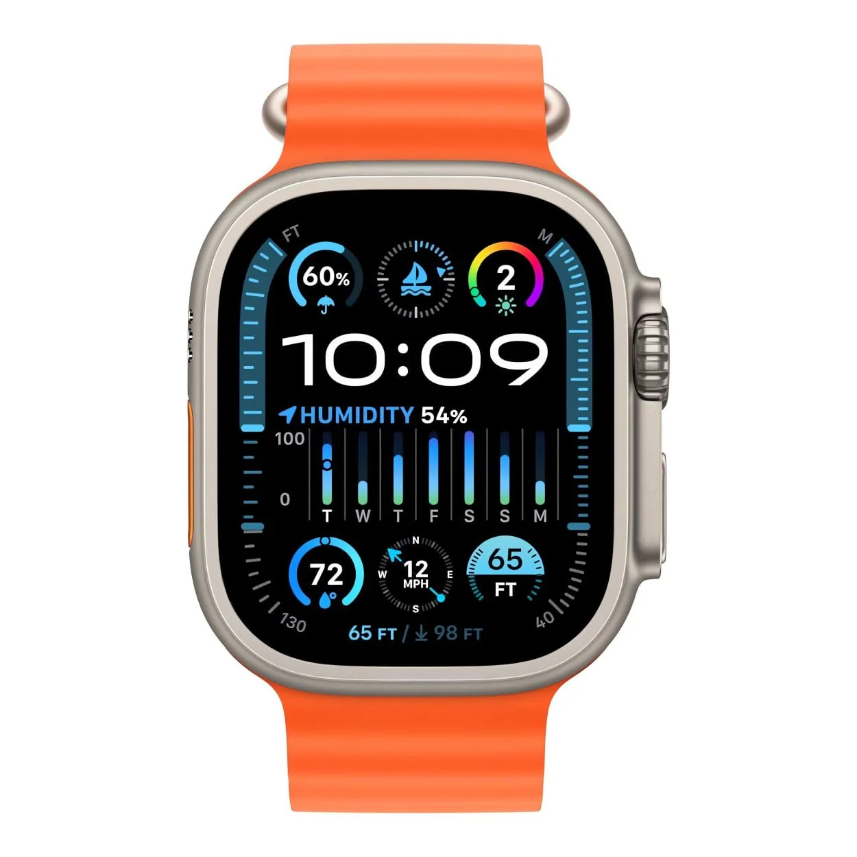 Apple 49mm Orange Ocean Band MT653ZM/A - Image 3