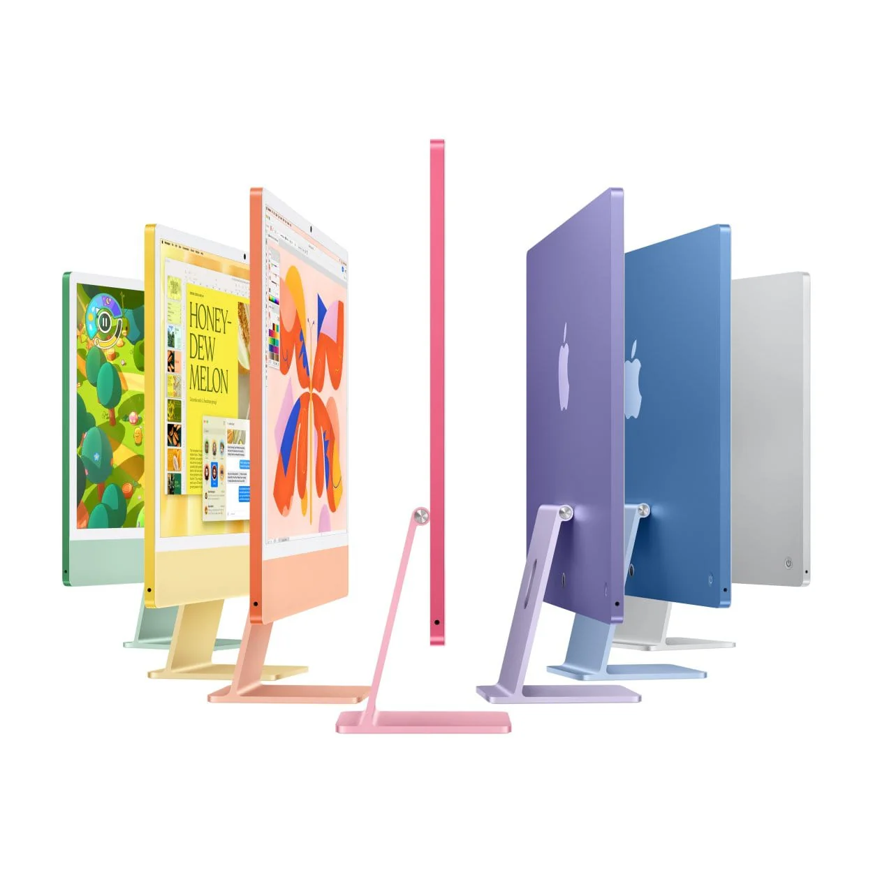 Apple iMac 24 23.5-inch Retina 4.5K All-in-One PC - Apple M4 256GB SSD 16GB RAM macOS Blue - Image 4