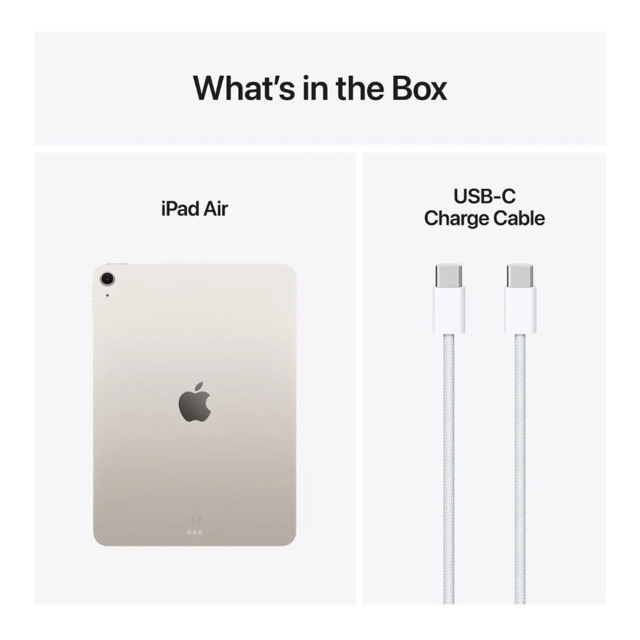 Apple iPad Air 11-inch Tablet - Apple M3 128GB ROM 8GB RAM Wi-Fi iPadOS 18 Starlight MC9Y4QA/A - Image 3