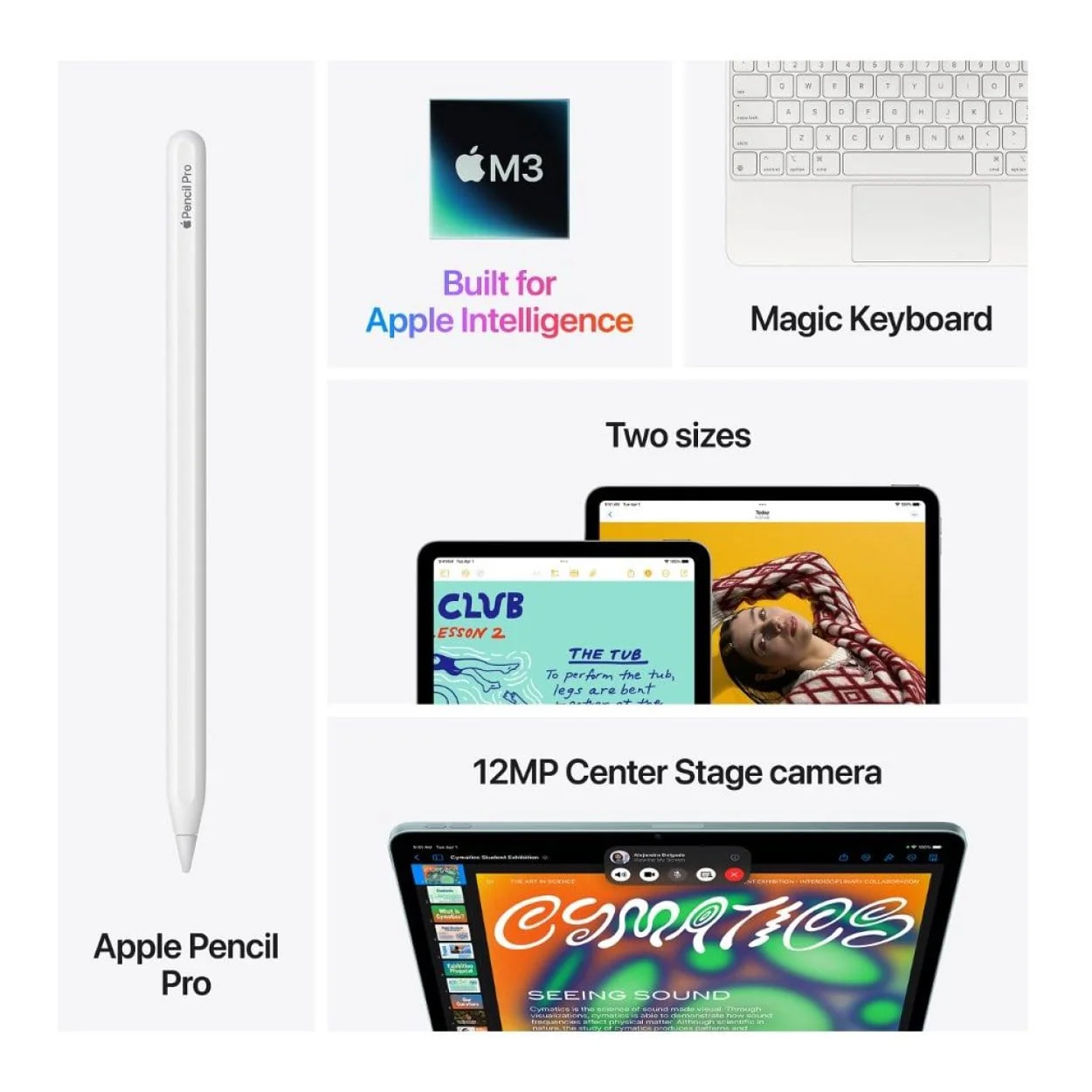 Apple iPad Air 11-inch Tablet - Apple M3 1TB ROM 8GB RAM Wi-Fi 5G iPadOS 18 Space Grey - Image 5