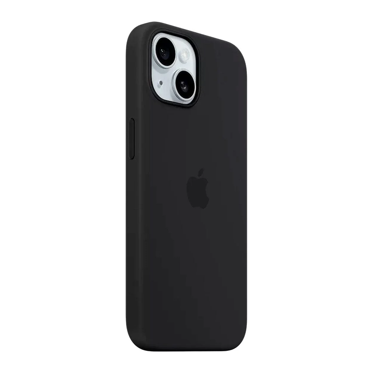 Apple iPhone 15 Black Silicone Case with MagSafe Support - Image 2