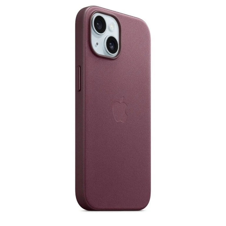 Apple iPhone 15 FineWoven Mulberry Case with MagSafe Support - Image 2