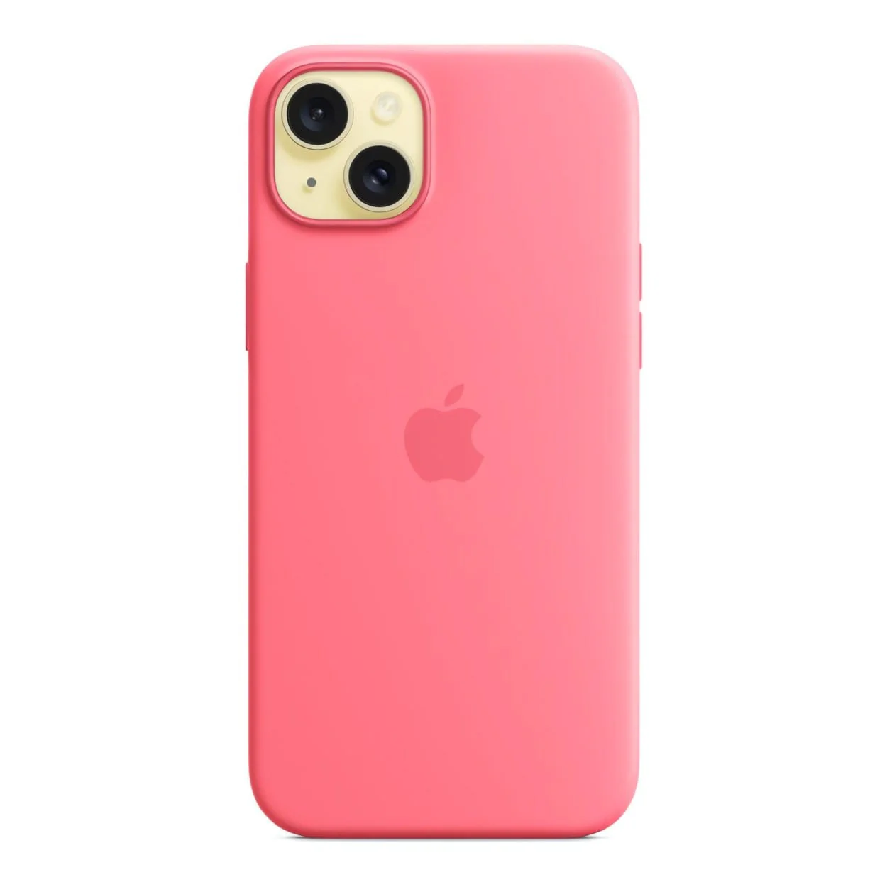 Apple iPhone 15 Pink Silicone Case with MagSafe Support - Image 2